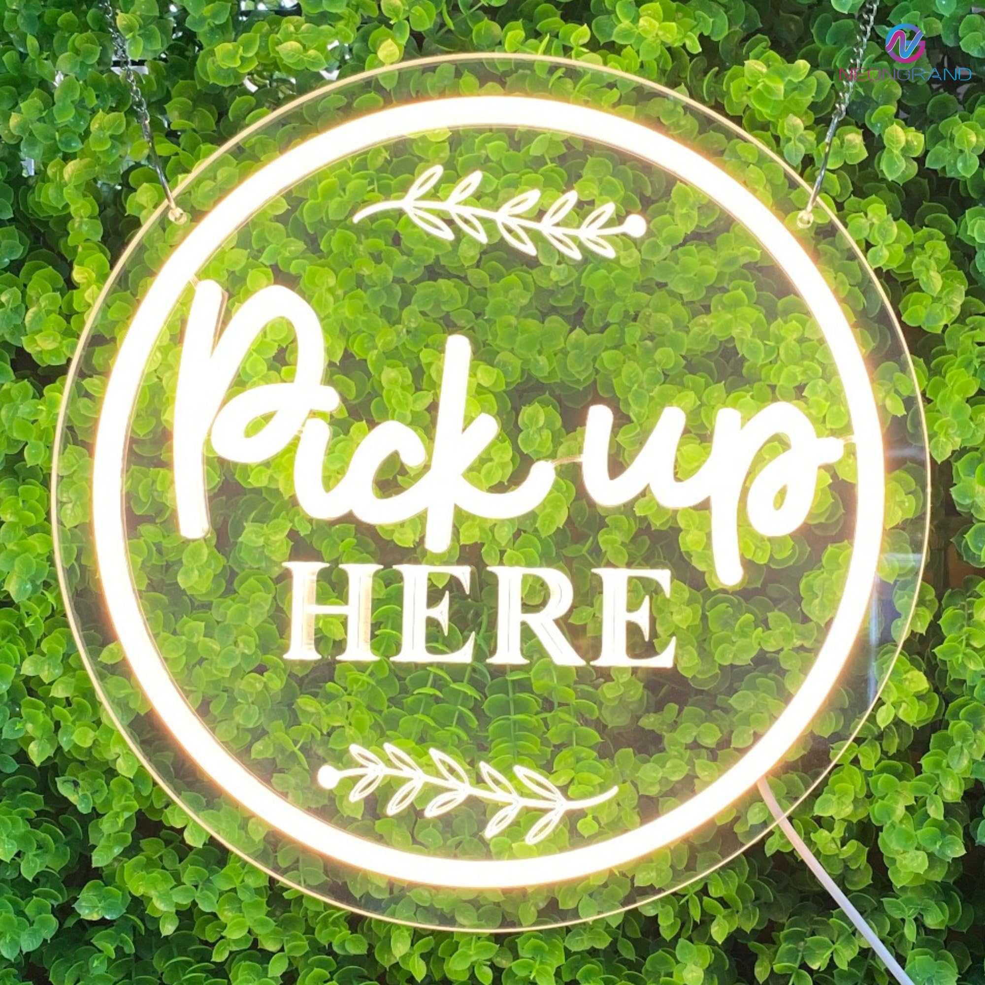 Pick up Here Sign Led light neon light order here pickup here
