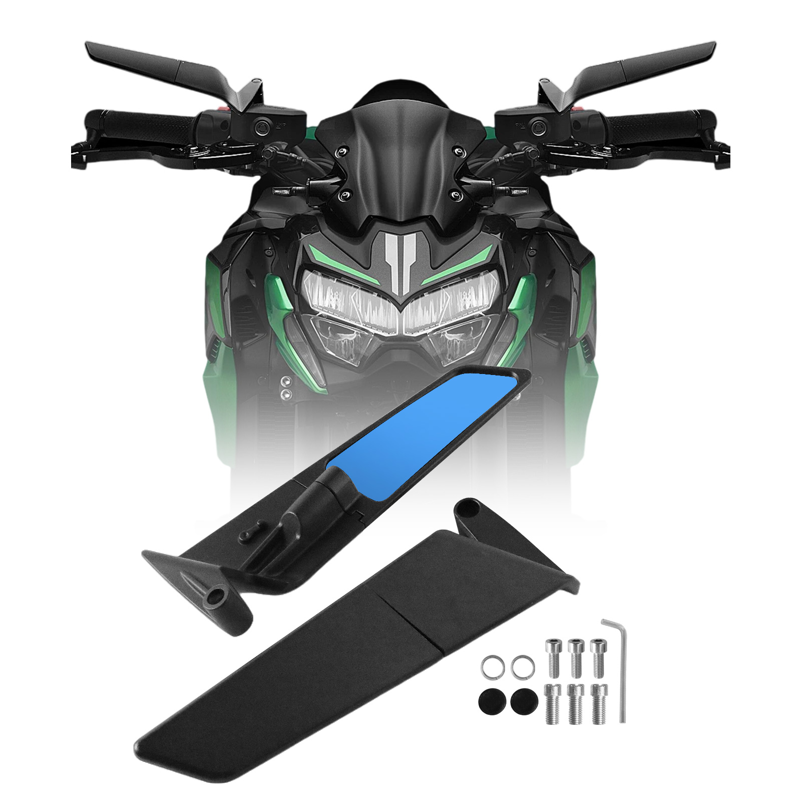 Amazon.com: PACEWALKER Motorcycle Mirrors Universal Anti-glare