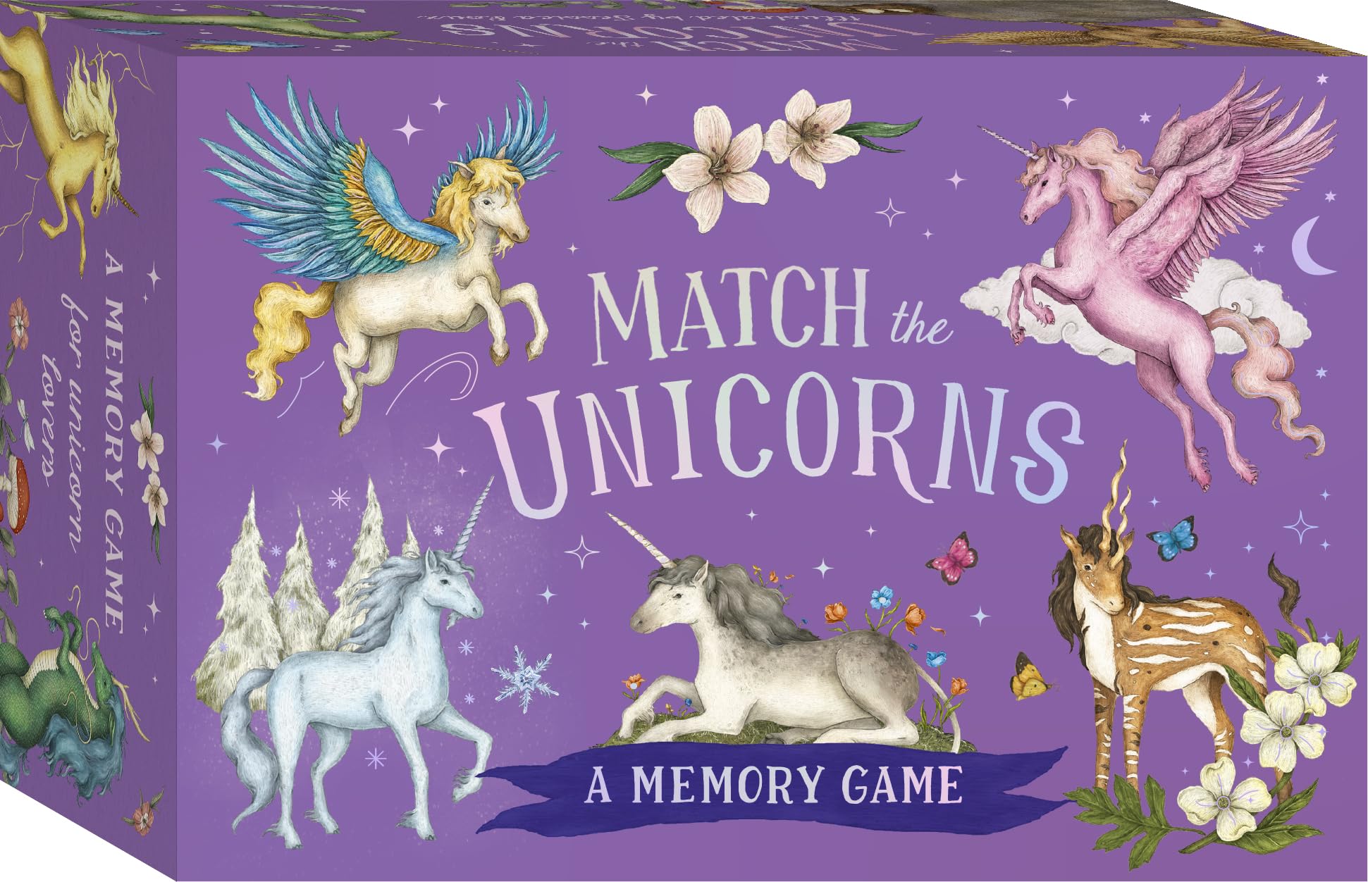 Match the Unicorns A Memory Game by Emily Hawkins (Cards)