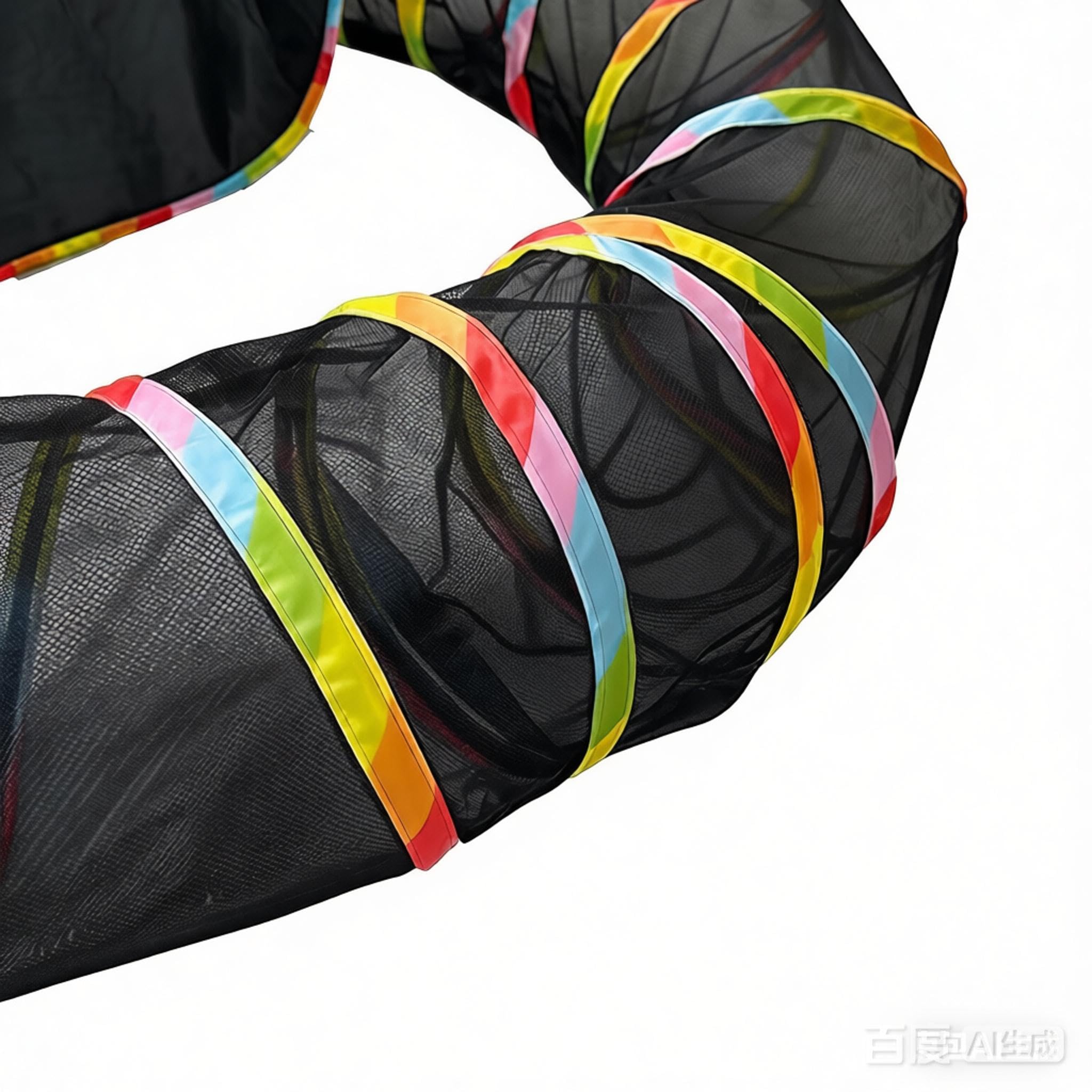2-en-1 Tunnel pour Chats et Parc de Jeu, Parc Pliable pour Animaux Domestiques pour Chats, Lapins, Furets, Chiots, Respirant, Imperméable, Parc de Jeu Extérieur Portable pour Jardin, Balcon, Camping