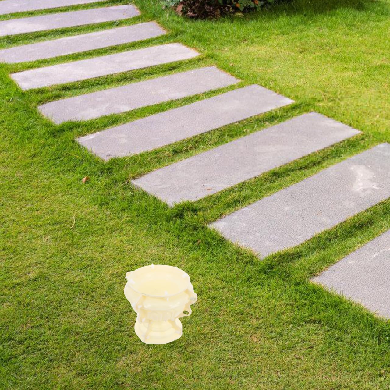 Happyyami Molde de plástico para hacer macetas, 13,00 x 13,00 x 10,24 pulgadas, molde de riego reutilizable para maceta, molde para manualidades, estilo europeo, fácil de limpiar para jardín y