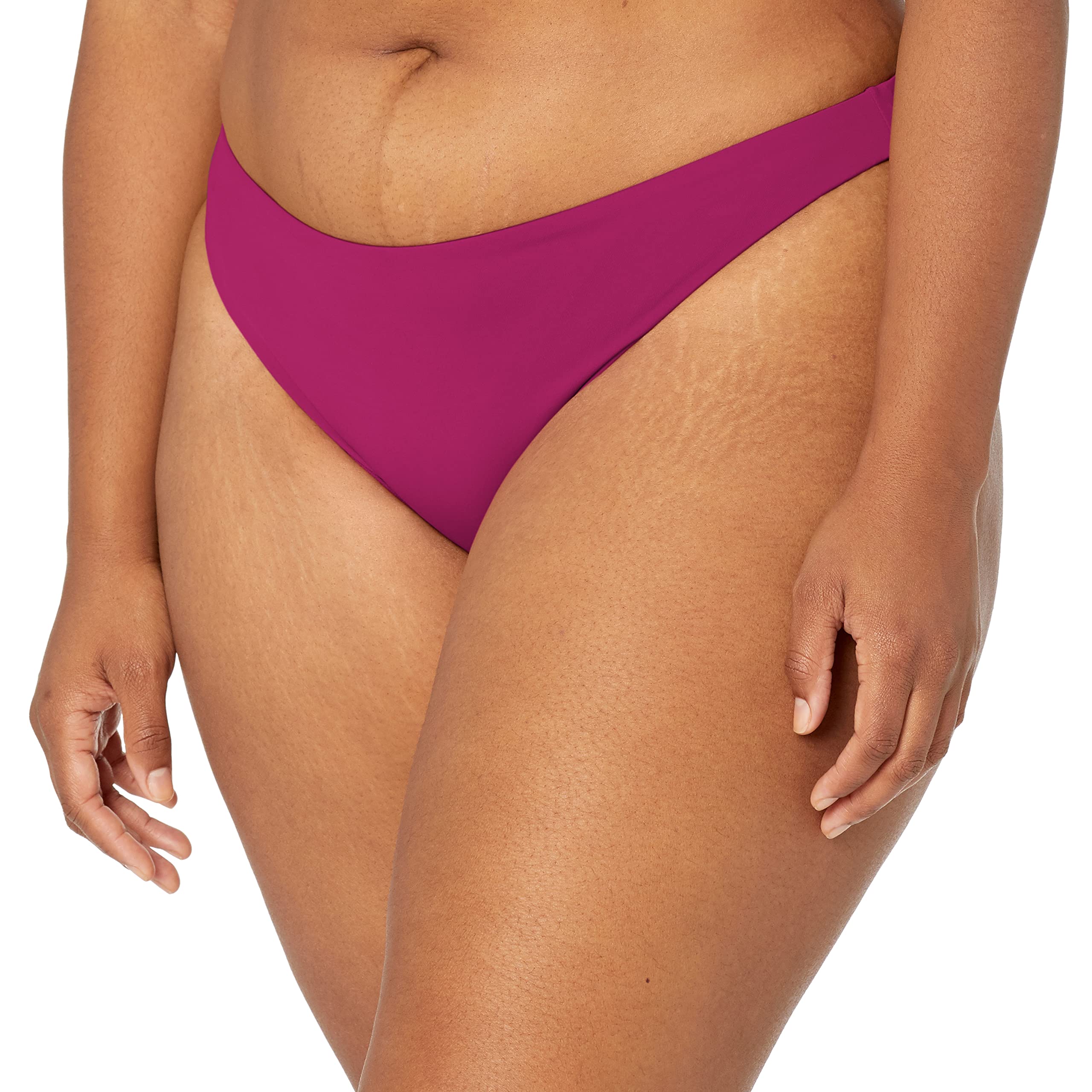 Bikini LabWomen's Core Solids Cinched Back Hipster Pant Bikini Bottom