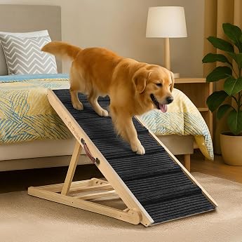 Dog Ramp Bed for Large Dogs up to 90 kg Stable and Gentle on the Joints