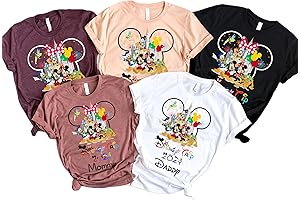 Matching Custom Disney Shirts for Family Trip