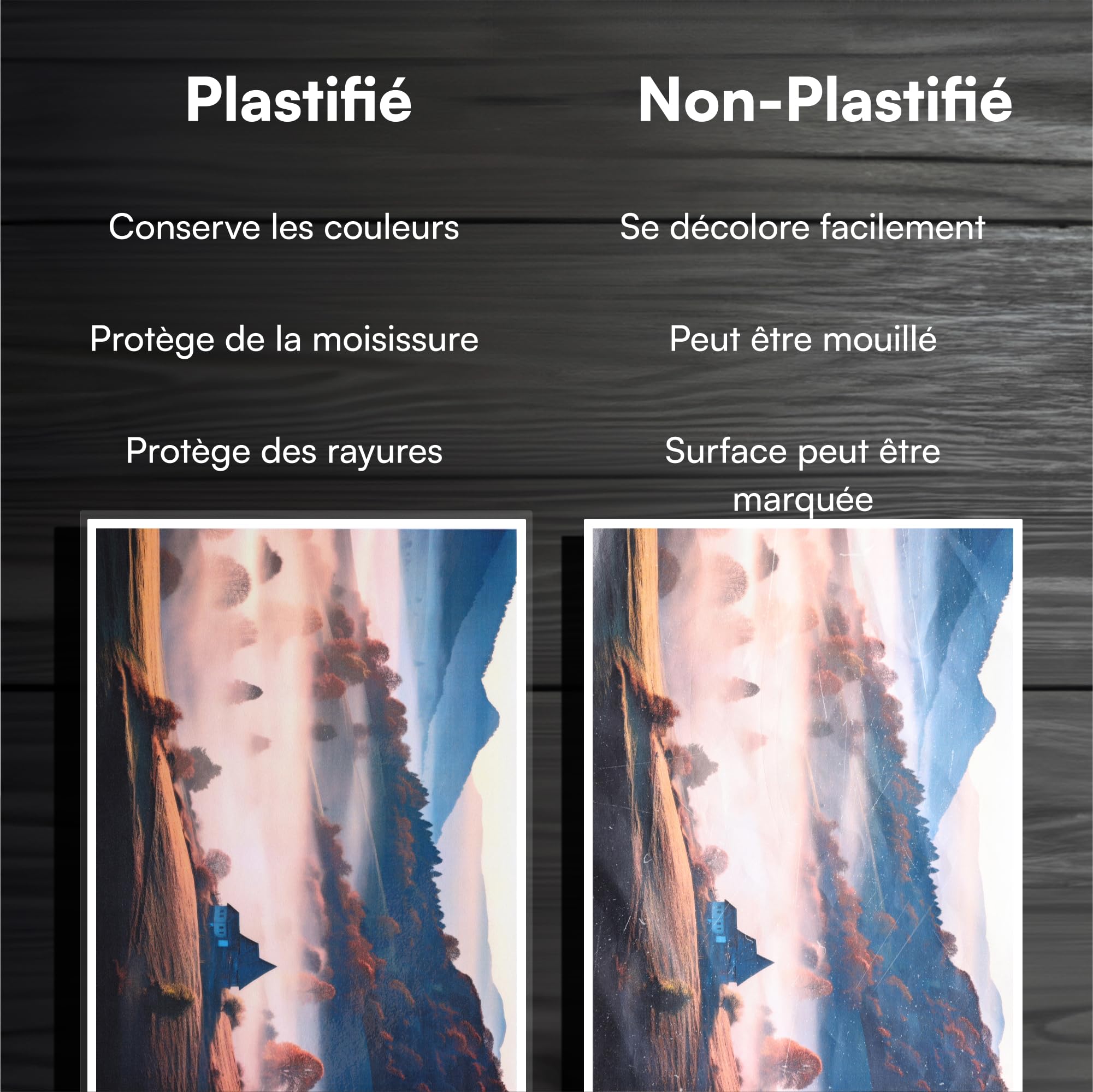 Pochettes de plastification A4 150 microns brillantes Lot de 100 H&S