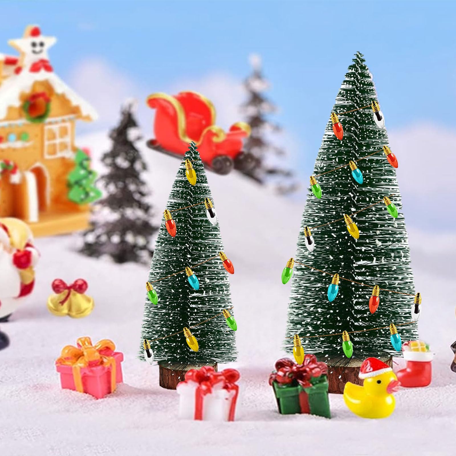 Mini Catena Luminosa A LED Per Casa Delle Bambole | Luci Fatate Per Albero Di Natale In Miniatura | 2 Metri, Luce Calda - 3
