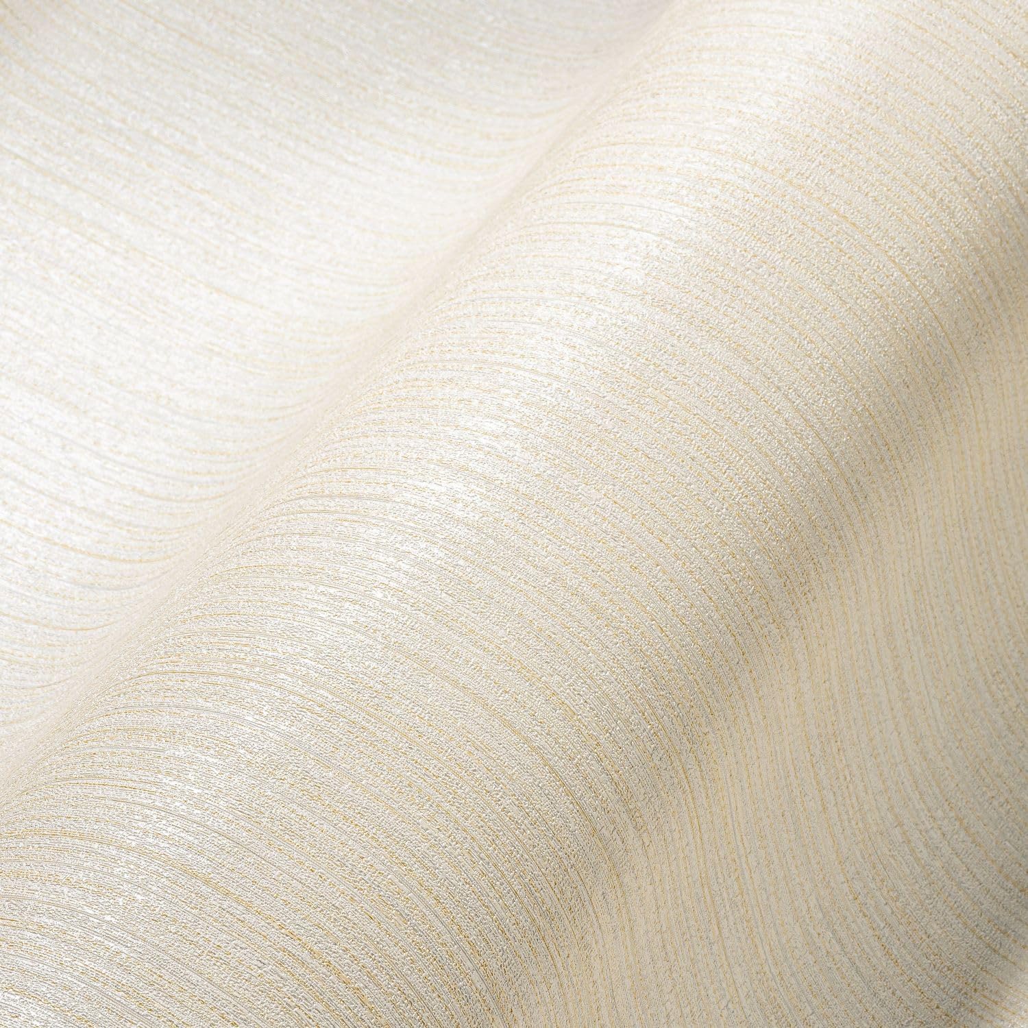 Sanders & Sanders Tapeta zwykły kremowymIzłotym 53 cm x 10.05 m