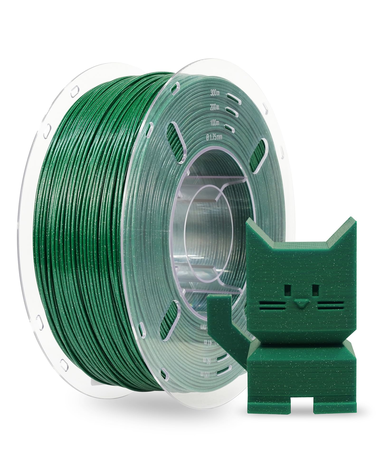 FilaBees ASA Filament 1.75mm Sparkle Racing Green,ASA 3D Printer Filament 1kg(2.2lbs),Heat&Weather Resistant&High UV Resistance for Printing Outdoor