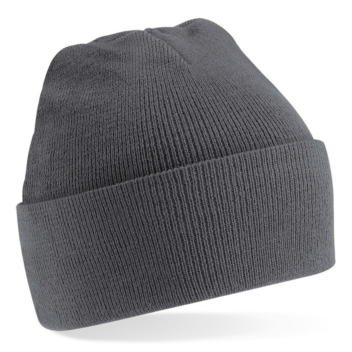 Beechfield Men's Graphite Knitted Cap, Various Colours - Grey, Grey, One Size