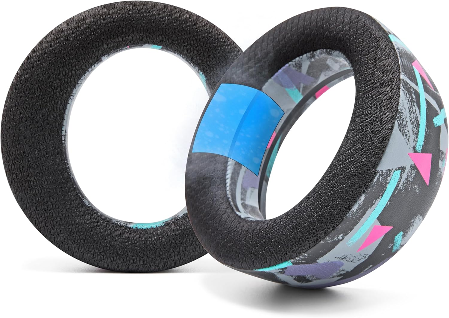 WC Freeze Pulse Elite - Cooling Gel Earpads Compatible with PS5 Pulse Elite, Made by Wicked Cushions | Thicker Cushion & Wider Opening | 90's Black