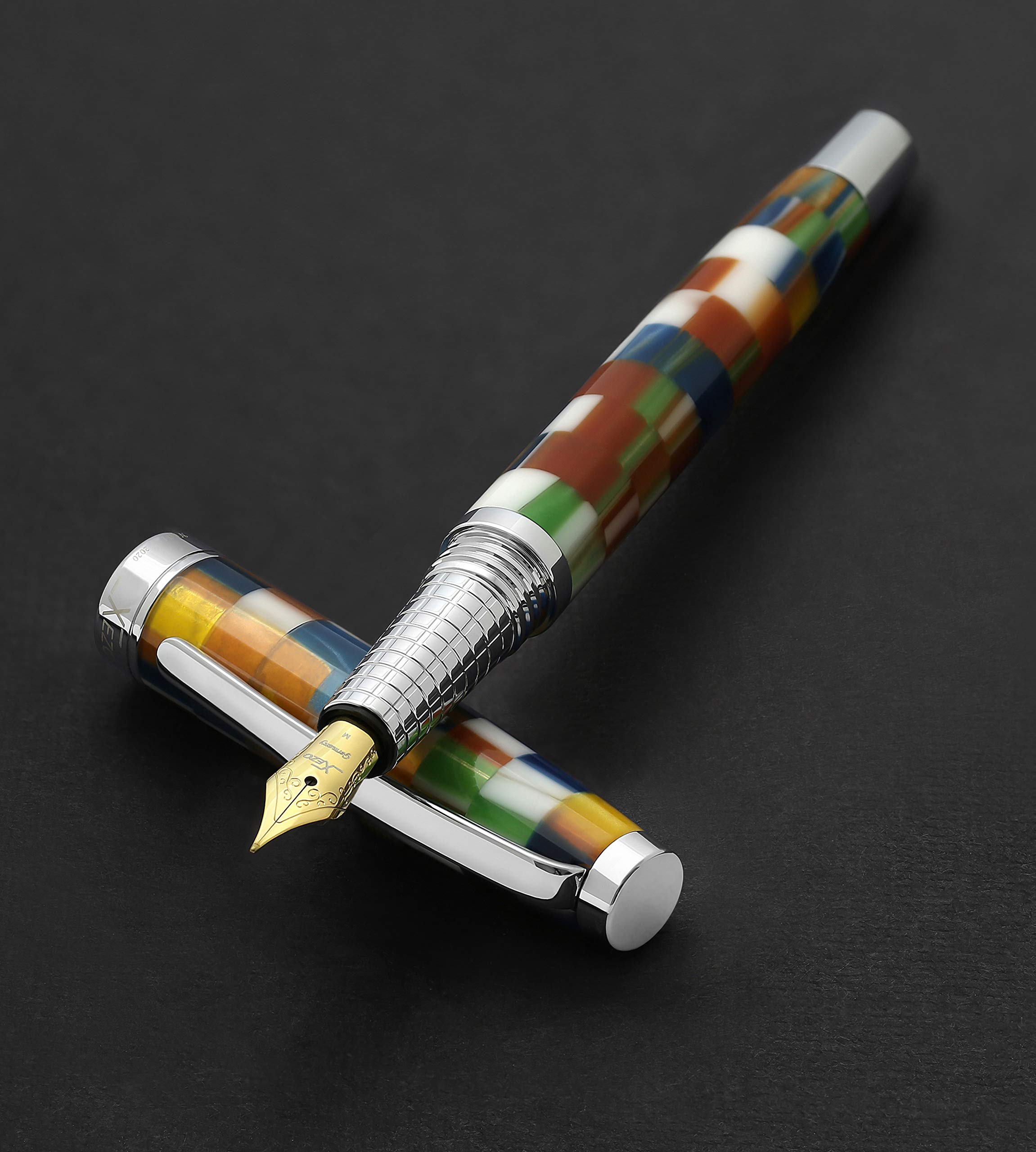 Amazon | Xezo Urbanite II Jazz レトロスタイル シリアル 中細 万年筆