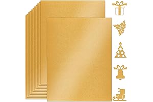 8.5" x 11" Gold Cardstock Paper: Shimmering Elegance for Your Creative Projects
