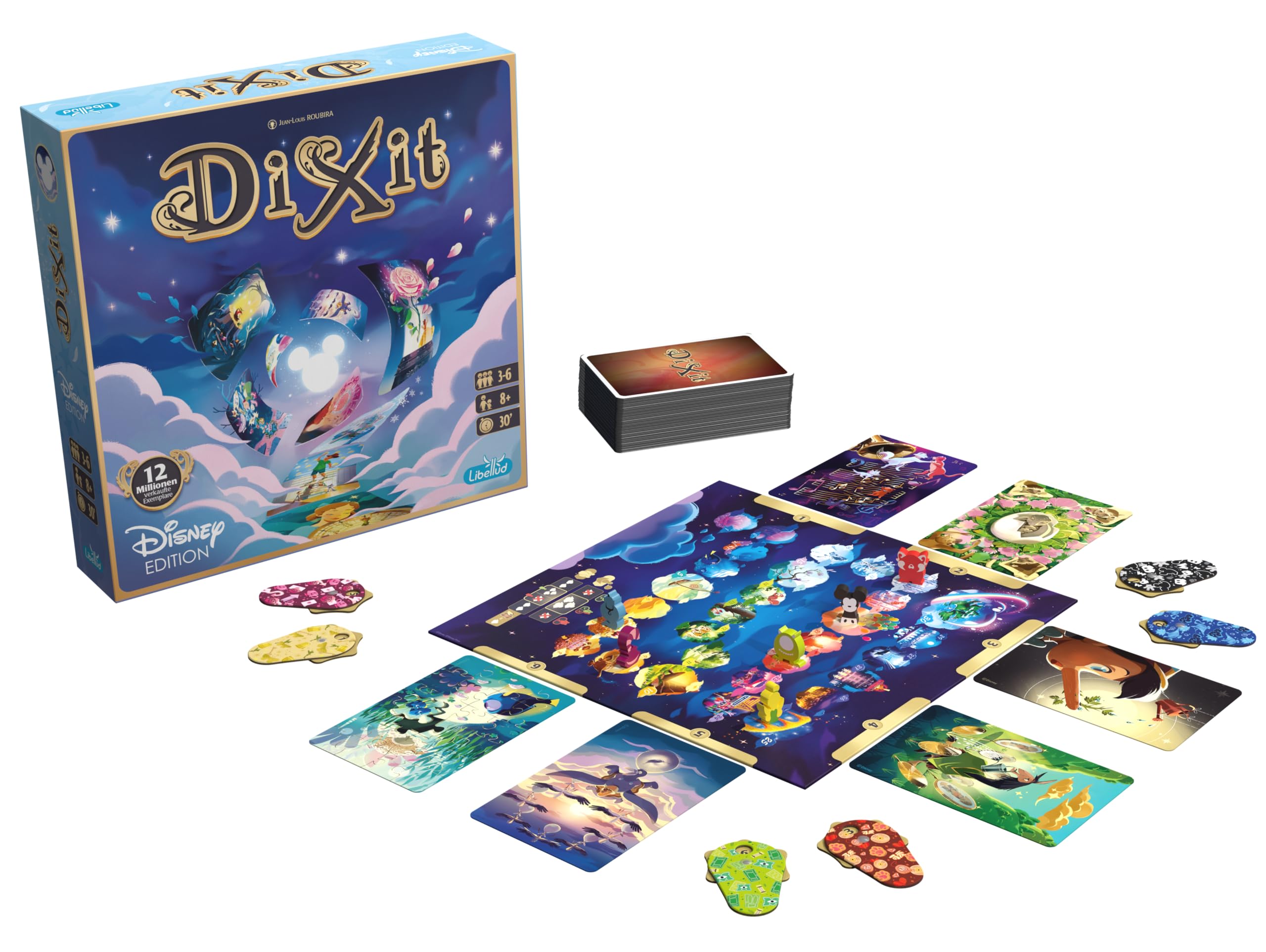 Libellud Dixit: Disney Edition Gioco di Carte per 3-6 Giocatori da 8+