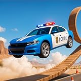 Police Car Stunts - Mountain Car Stunt Game