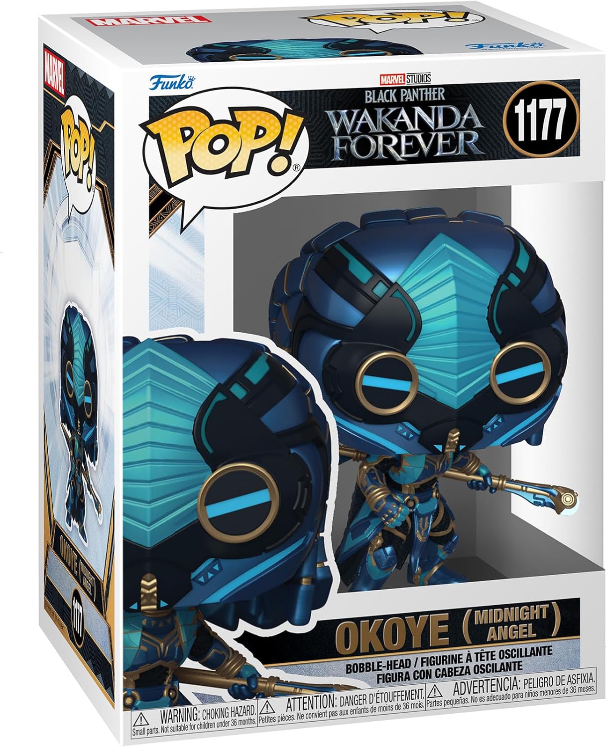 Funko Pop! Marvel: Black Panther - Wakanda Forever, Okoye (Midnight Angel)