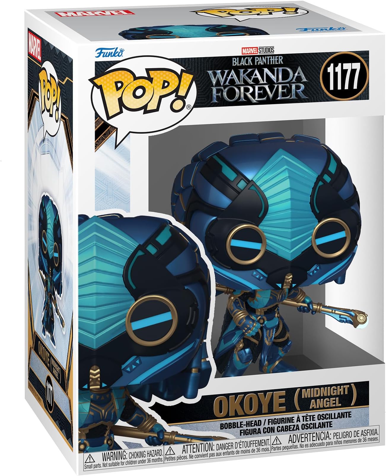 Pop! Marvel: Black Panther - Wakanda Forever, Okoye (Midnight Angel)