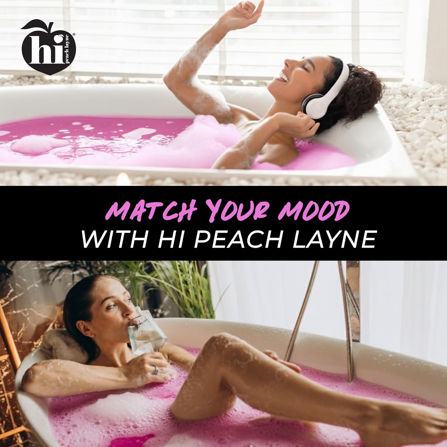 Hi Peach Layne Cherry Blossom Bath Bombs 12-Pack (3.5 oz Each) – Vegan, Clean Beauty Spa Gifts for Women & Kids, Fun Fizzing Bath Bombs for Girls - Image 7