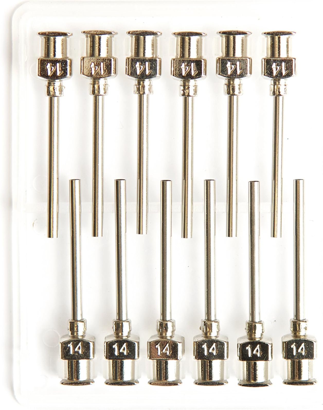14 Gauge 1 Inch All Metal Blunt Tipped Dispensing Needles