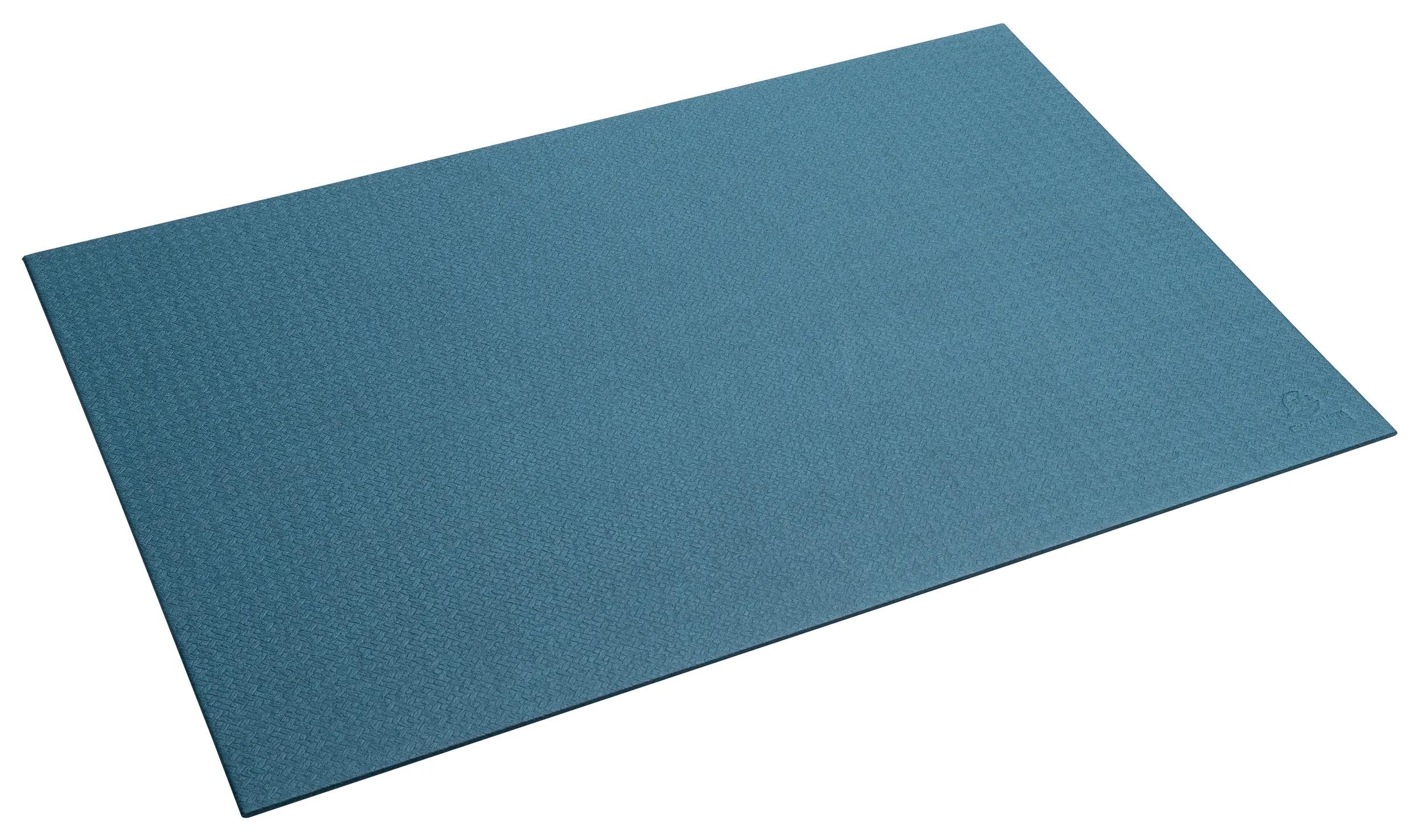 Exacompta OfficeByMe 60603D Schreibtischunterlage aus Hartpappe, kompatibel mit optischen und Lasermäusen, große Länge und kurze Tiefe, 57,5 x 37,5 cm, Entenblau, 8 Stück