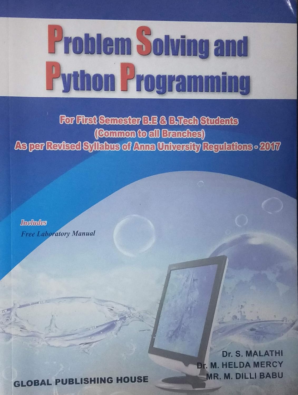 Buy PROBLEM SOLVING AND PYTHON PROGRAMMING BY S. MALATHI , M. HELDA ...