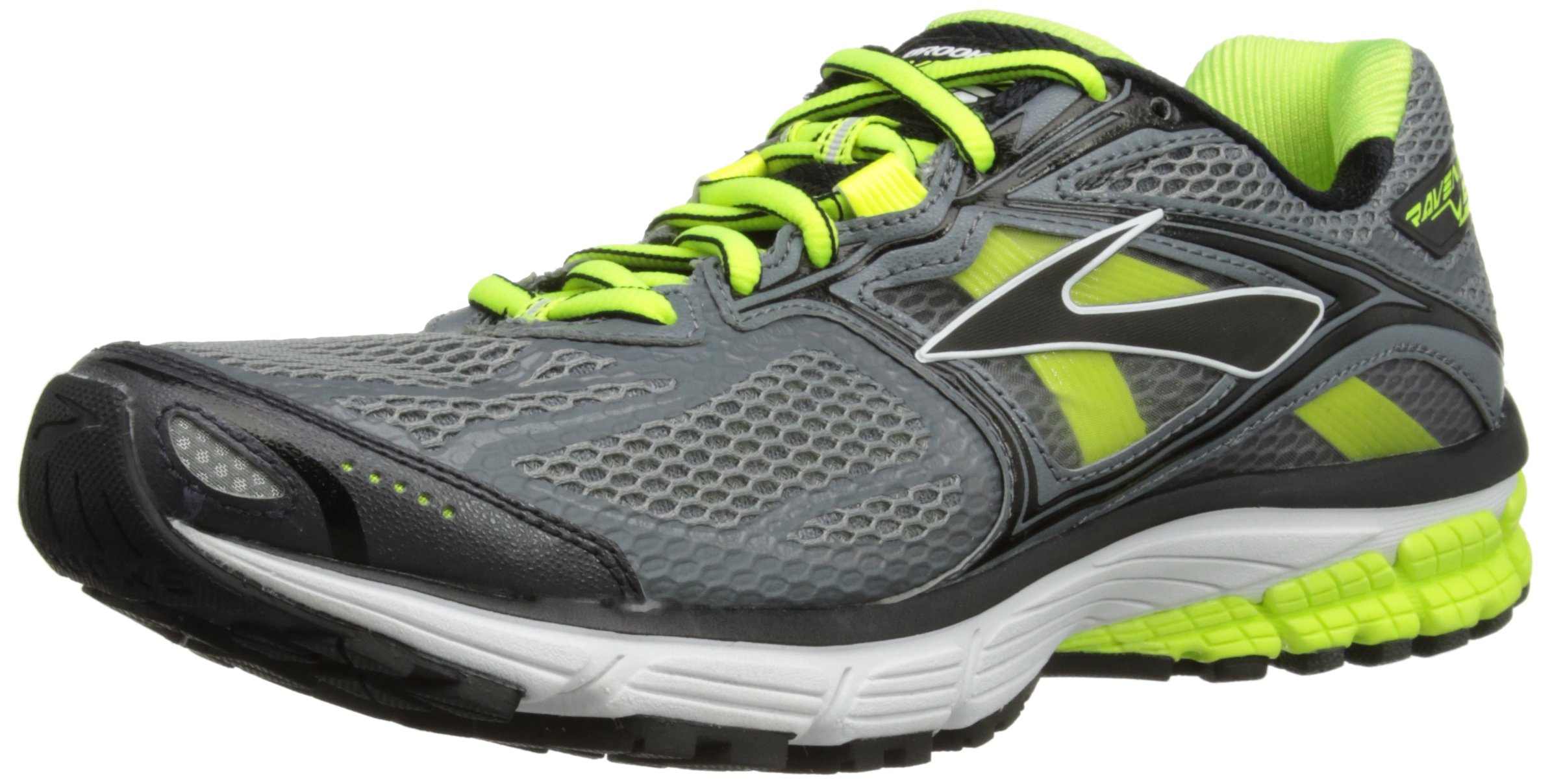 Brooks Mens Ravenna Primer Grey Nightlife Black 10