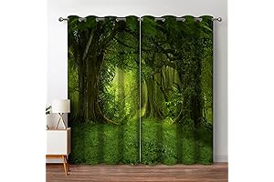 Jekeno Forest Blackout Curtains: Tranquil Oasis for Nature Enthusiasts