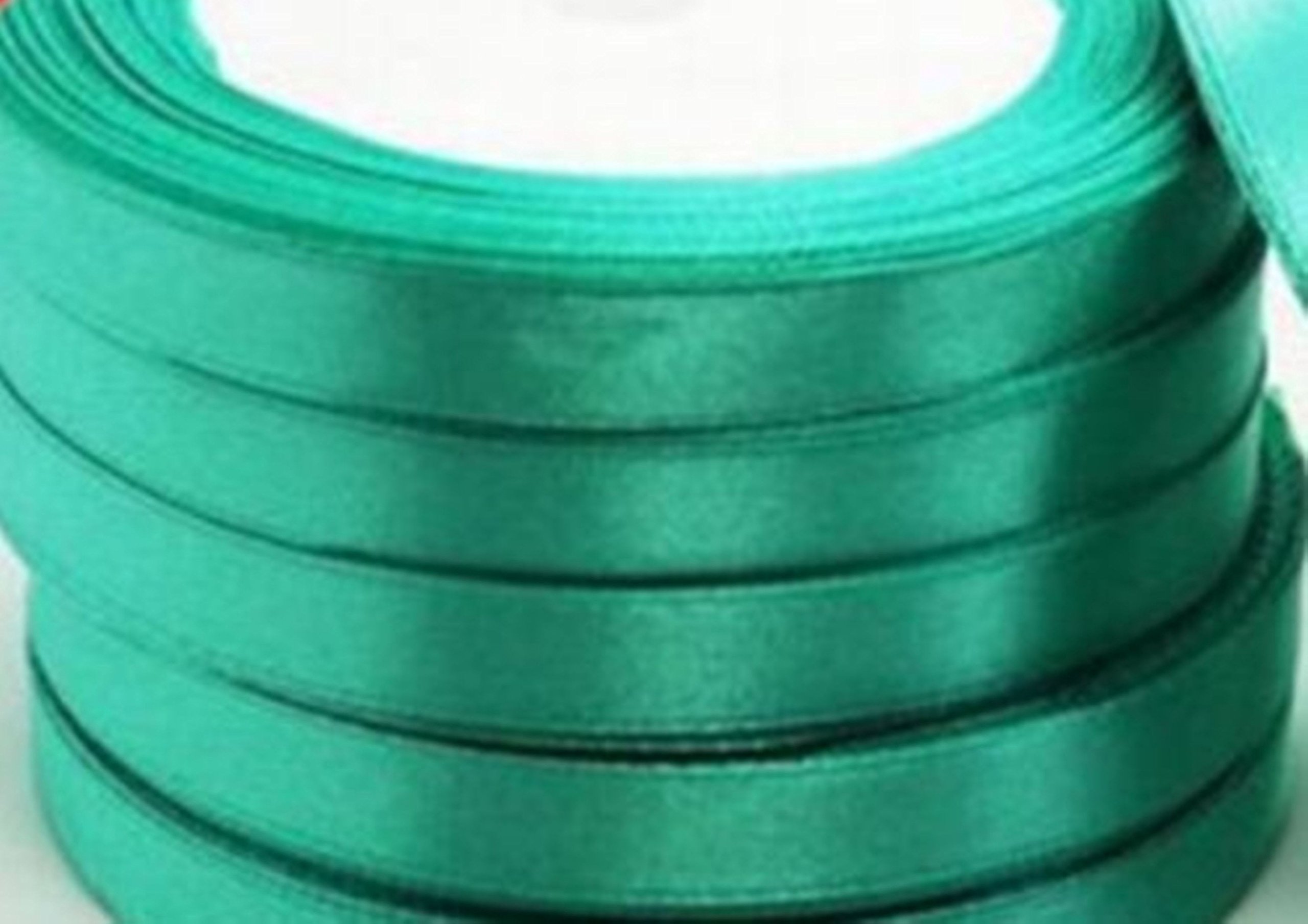25 Yards / 23Meters of Satin Ribbon 12mm Gift Wrap Ribbon, Ribbons for Gift Wrapping, Christmas Ribbon, Gift Wrapping Ribbon for Crafting, Wedding Party Decor (Teal Green)