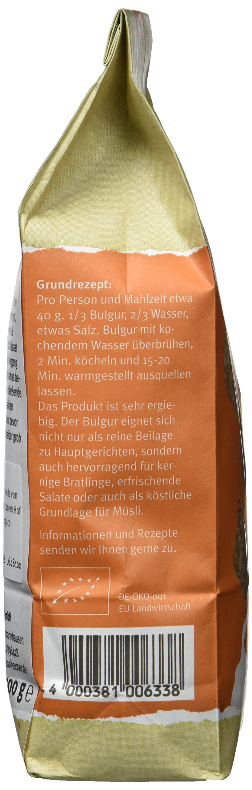 Erdmann Hauser Bio Buchweizen-Bulgur, 6er Pack (6 x 500 g)