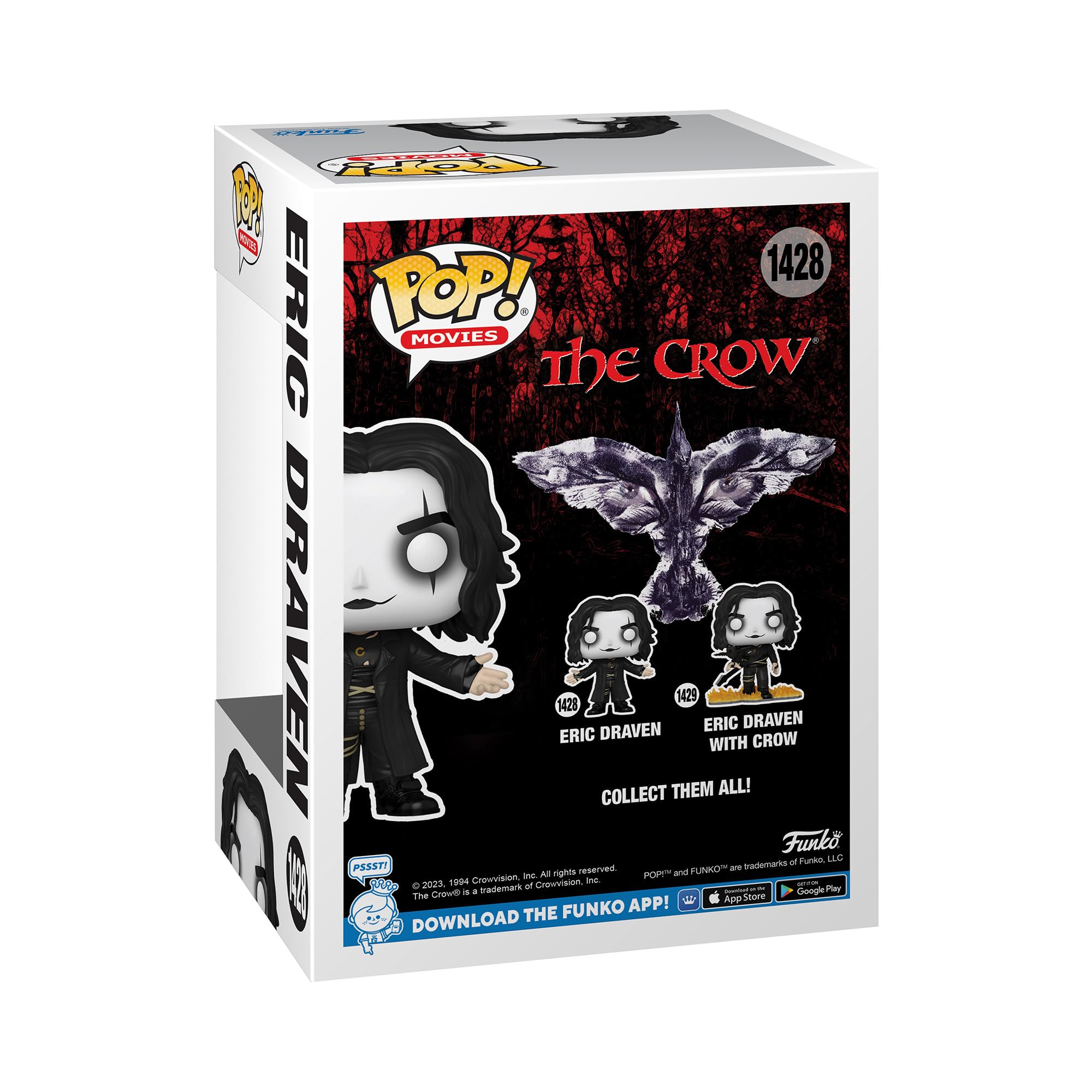 Funko Pop! Movies: The Crow - Eric Draven | Pop Movies The Crow