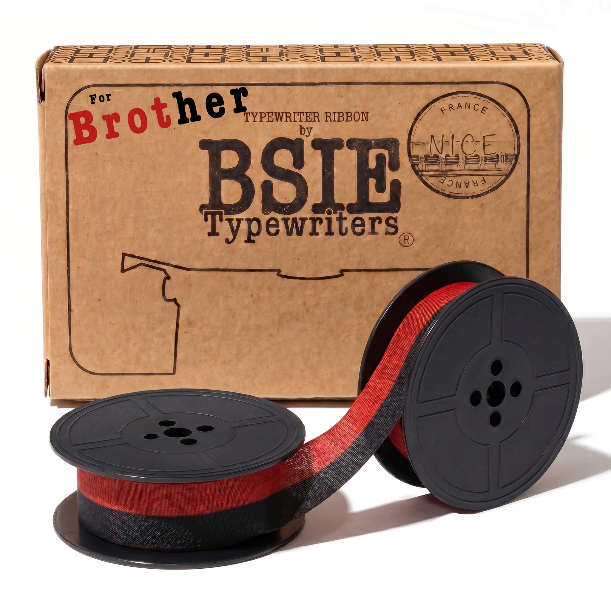 Brother Typewriter Ribbon - BSIE TYPEWRITERS - (Black & red)