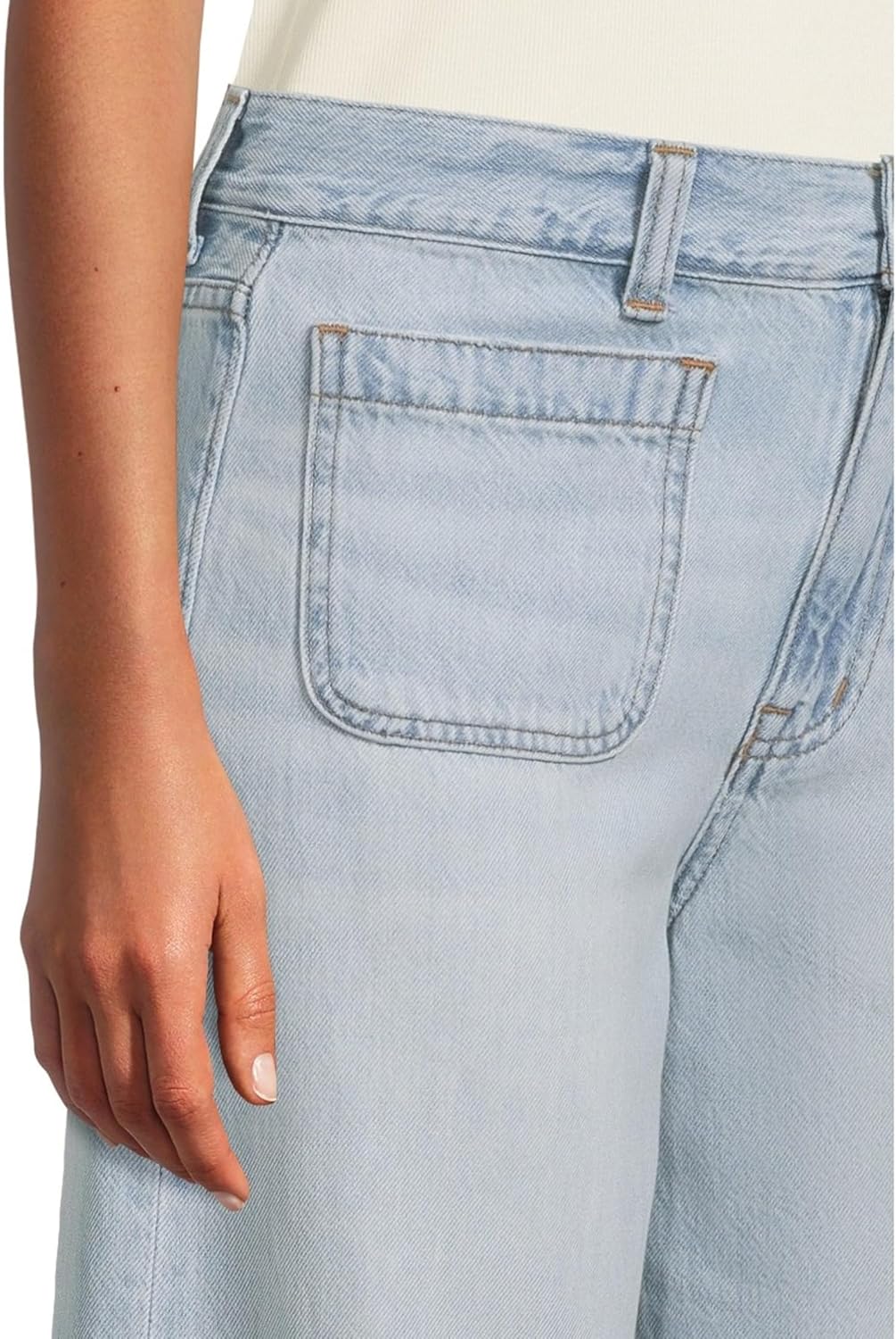 Madewell Women's Patch Pocket Superwide-Leg in Ahern Wash
