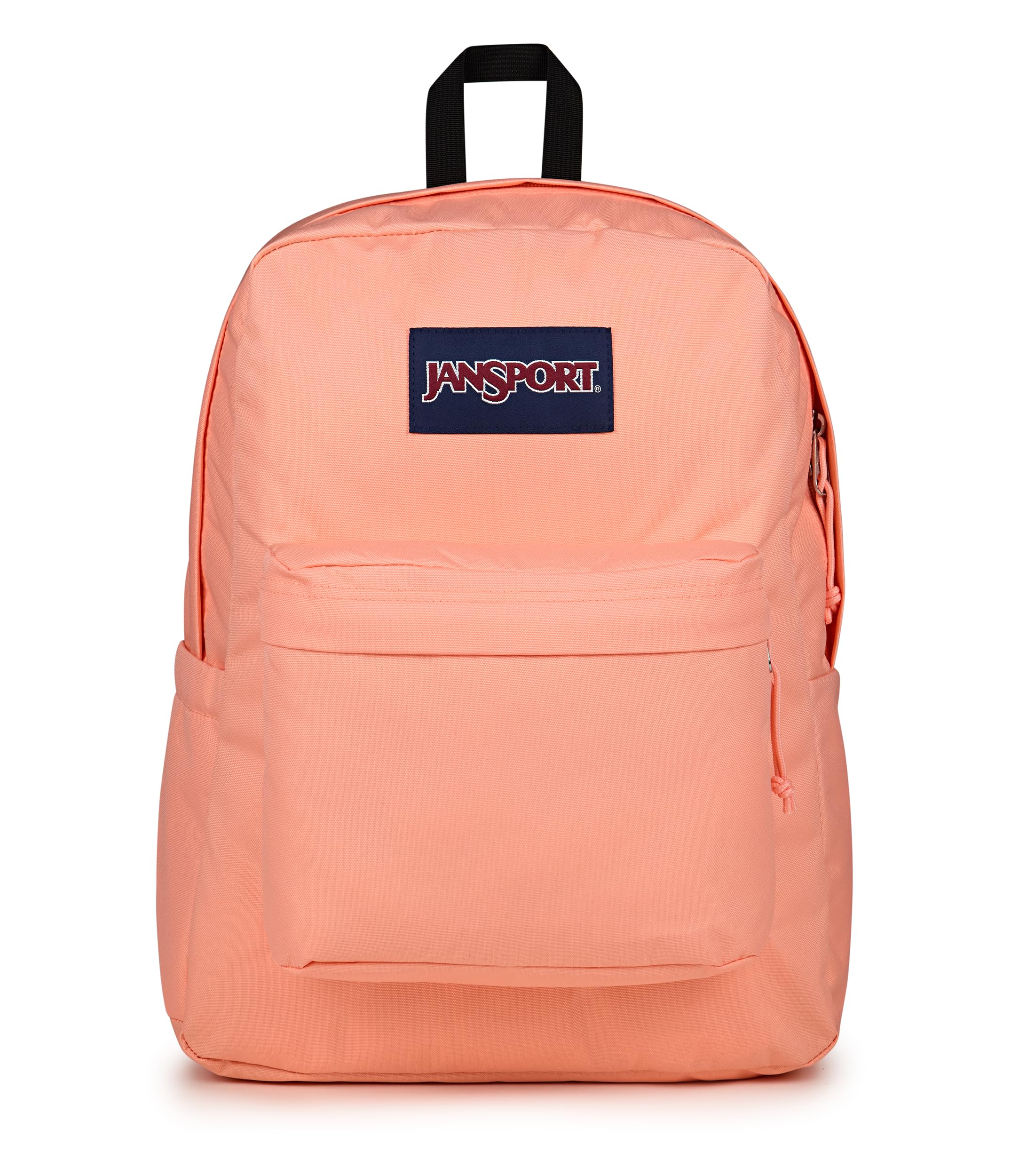 JanSport SuperBreak Plus Backpack with Padded 15-inch Laptop Sleeve and Integrated Bottle Pocket - Spacious and Durable Daypack for Work and Travel - Peach Bum