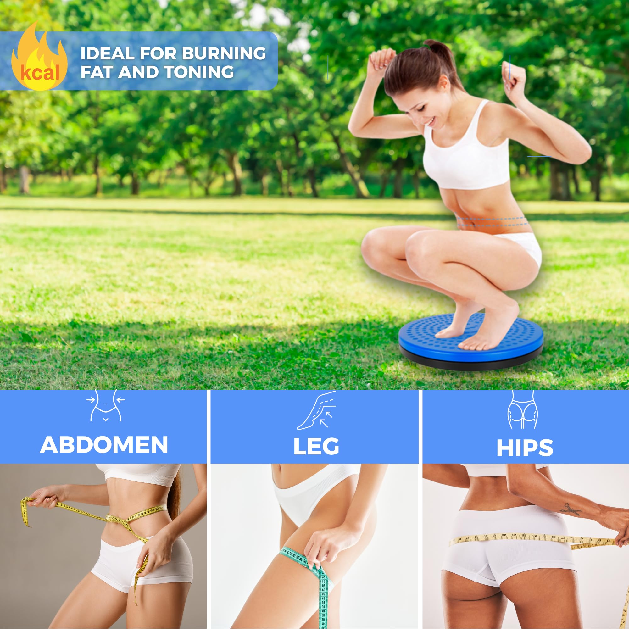 Twist Waist Disc Fitness Board - Rutschfeste Taillentwister Scheibe Mit Massage