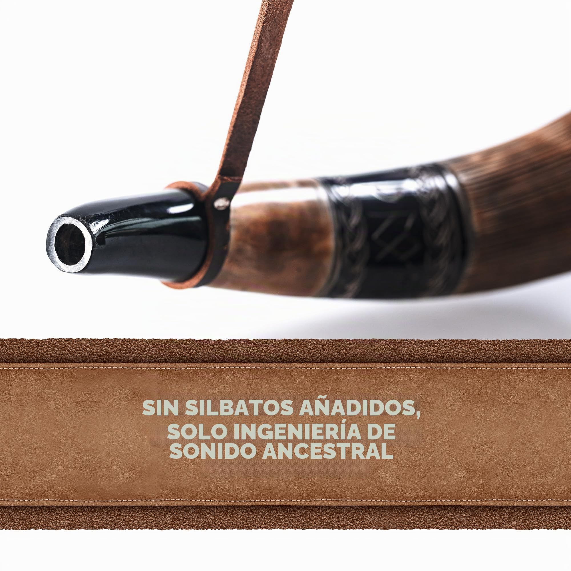 Norse Tradesman - Cuerno vikingo, sonido profundo, pulido