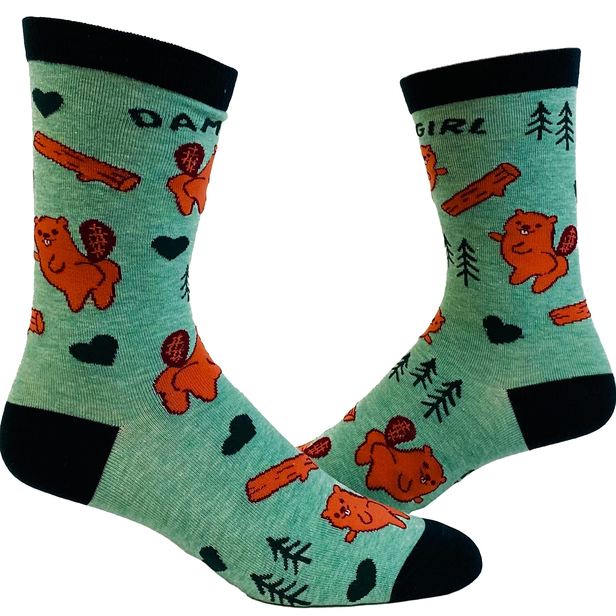 Crazy Dog T-Shirts Women's Dam Girl Socks Funny ...