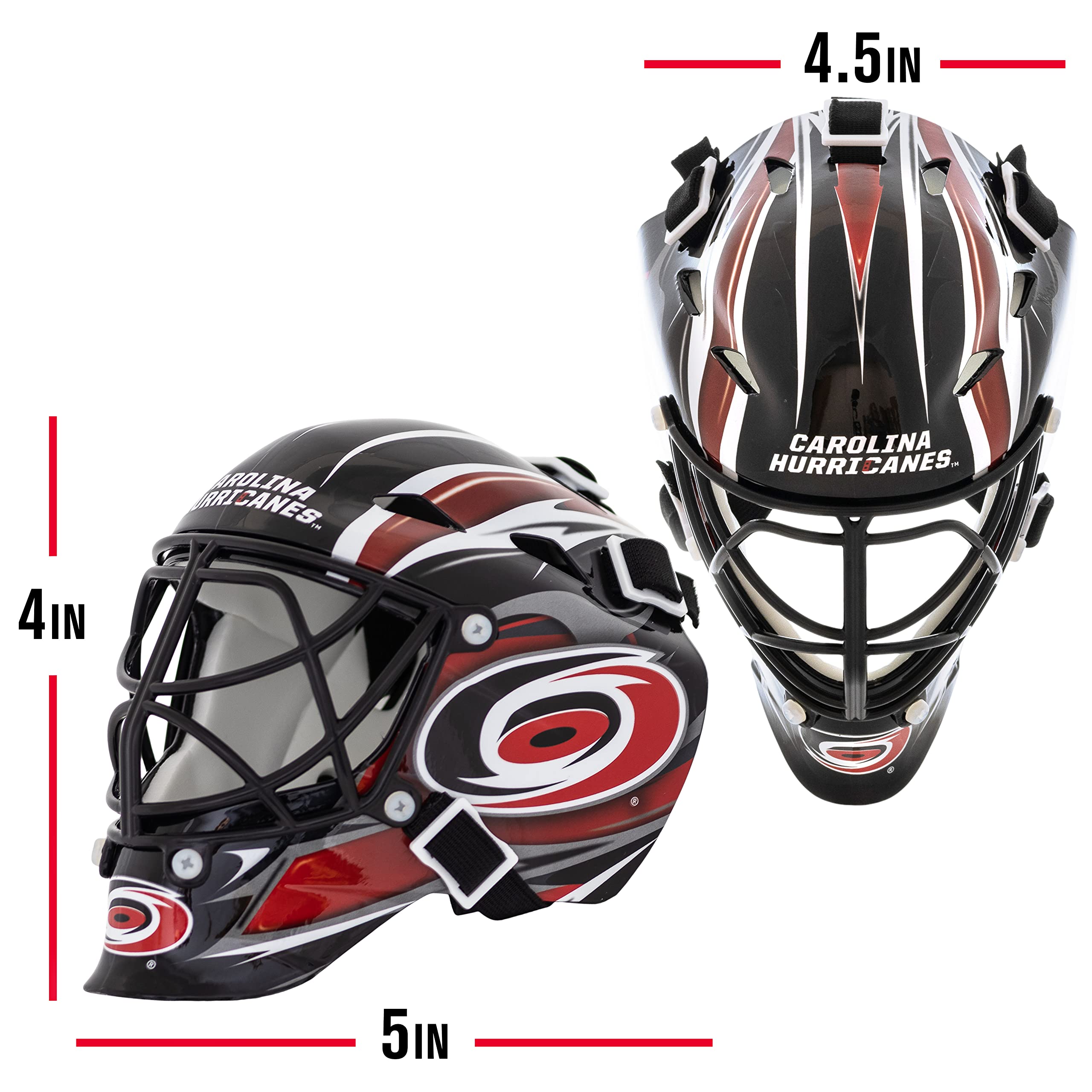 Franklin Sports Mini Masque de Gardien de But de Hockey LNH avec Logo Officiel et Étui