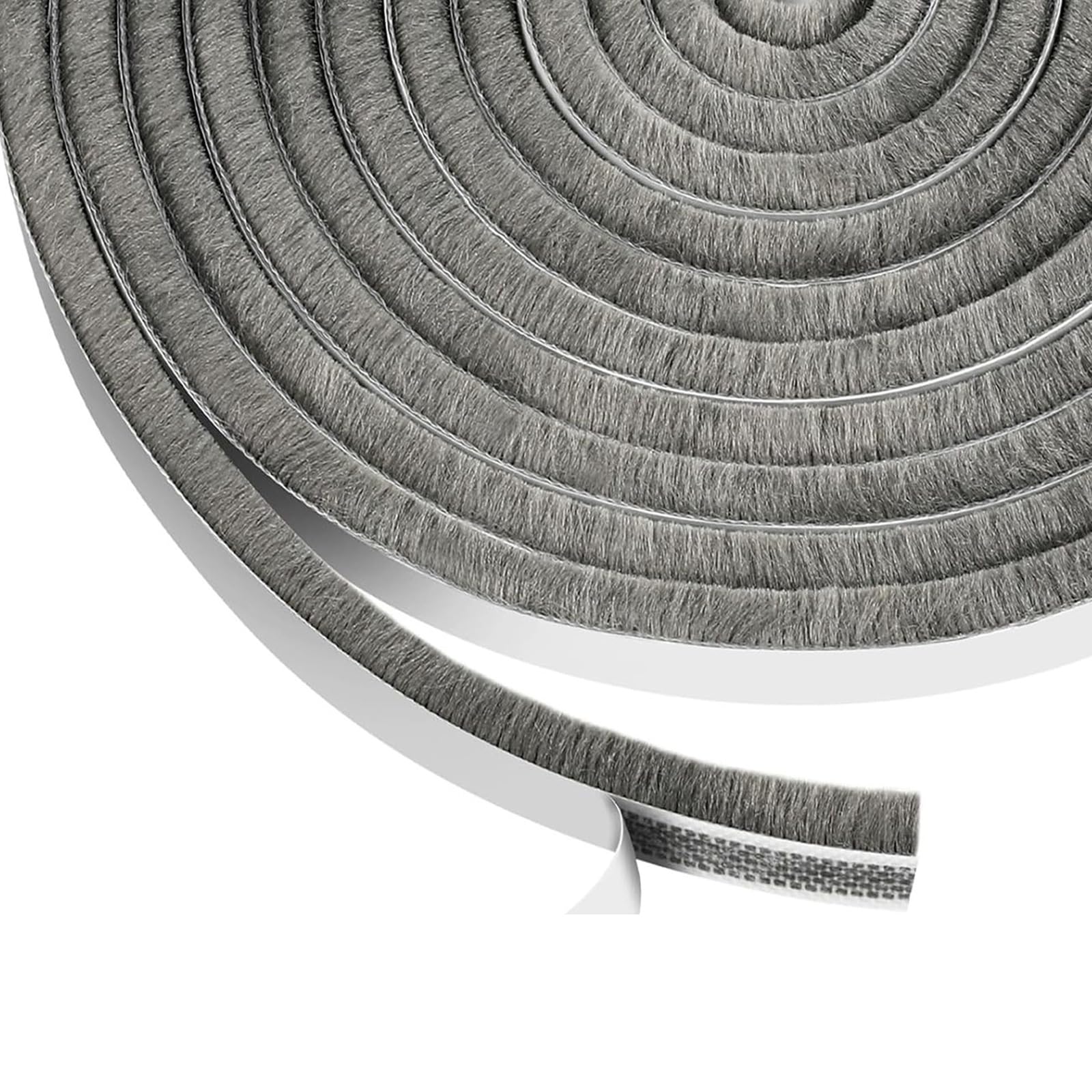 Osniyaw Gray Self Adhesive Draught Excluder, Dustproof Strips, Weatherproof Door Seal Strips For Door And Window Gaps Quick Application For Protection Of Doors, Windows And Furniture