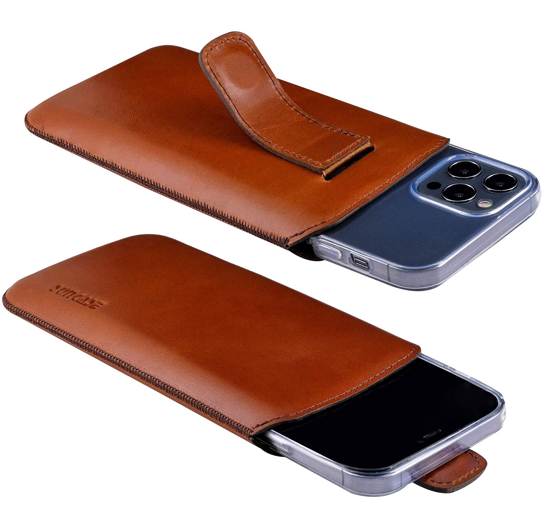 Custodie per telefono cellulare di lusso con cinturino magnetico in pelle Eco Fr