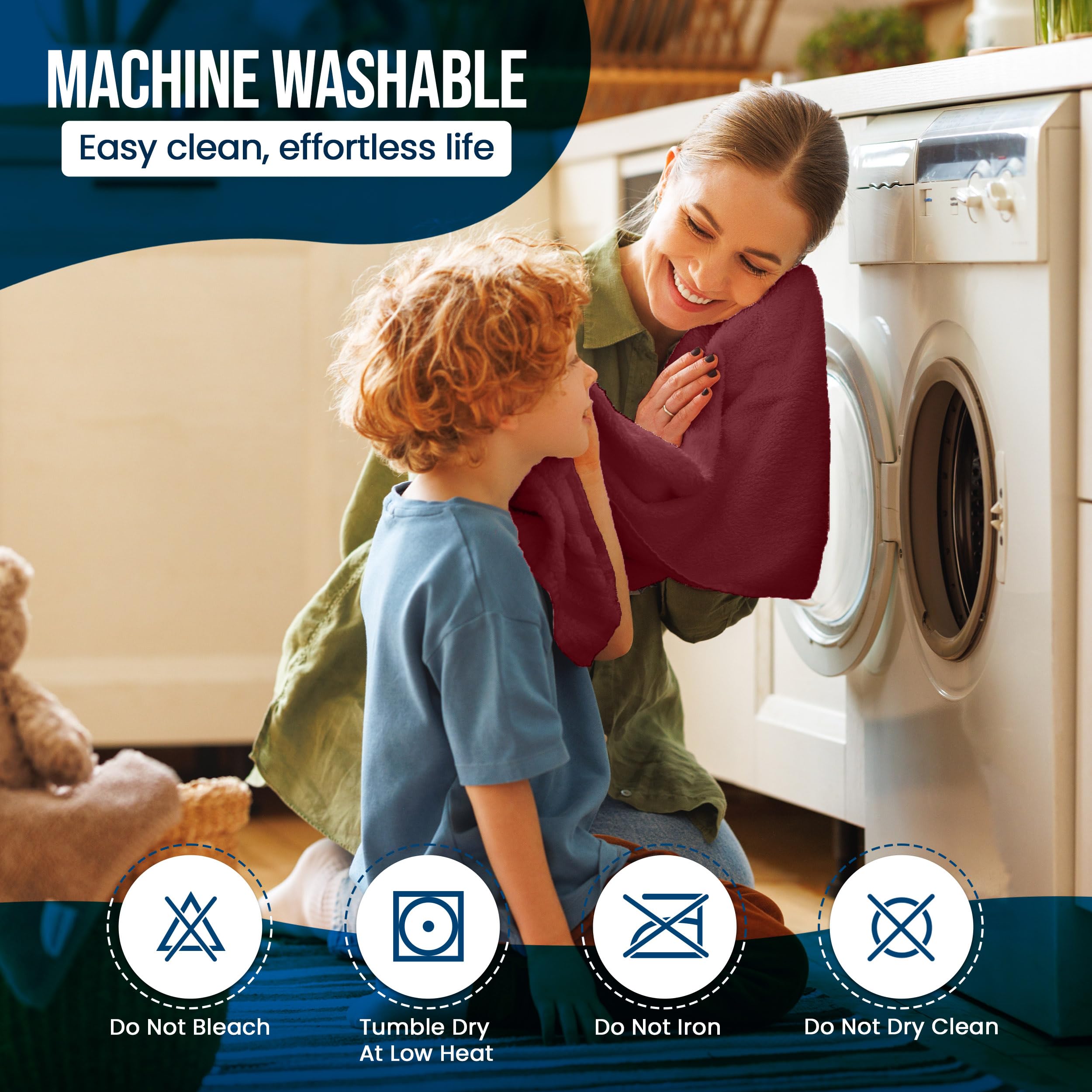 Utopia Bedding Waterproof Mattress Protector Queen Size, Premium Terry Mattress Cover 200 GSM, Breathable, Fitted Style with Stretchable Pockets (Burgundy): Pink Crib