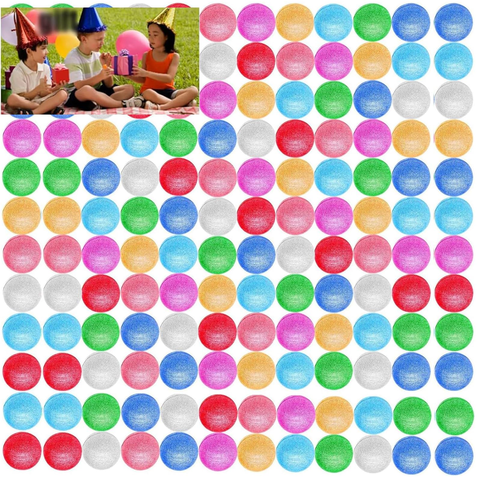 60 Stück Hüpfbälle Glitzer Hüpfbälle, 45MM Gummiball-Glitter Flummi 8 Farben Spielzeug mit Glitzer, Mitgebsel, Kindergeburtstag Gastgeschenke oder kleine Geschenke für Kinder