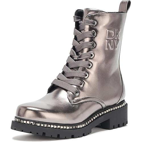 DKNY Women's Rommily Lace Up Boot Combat