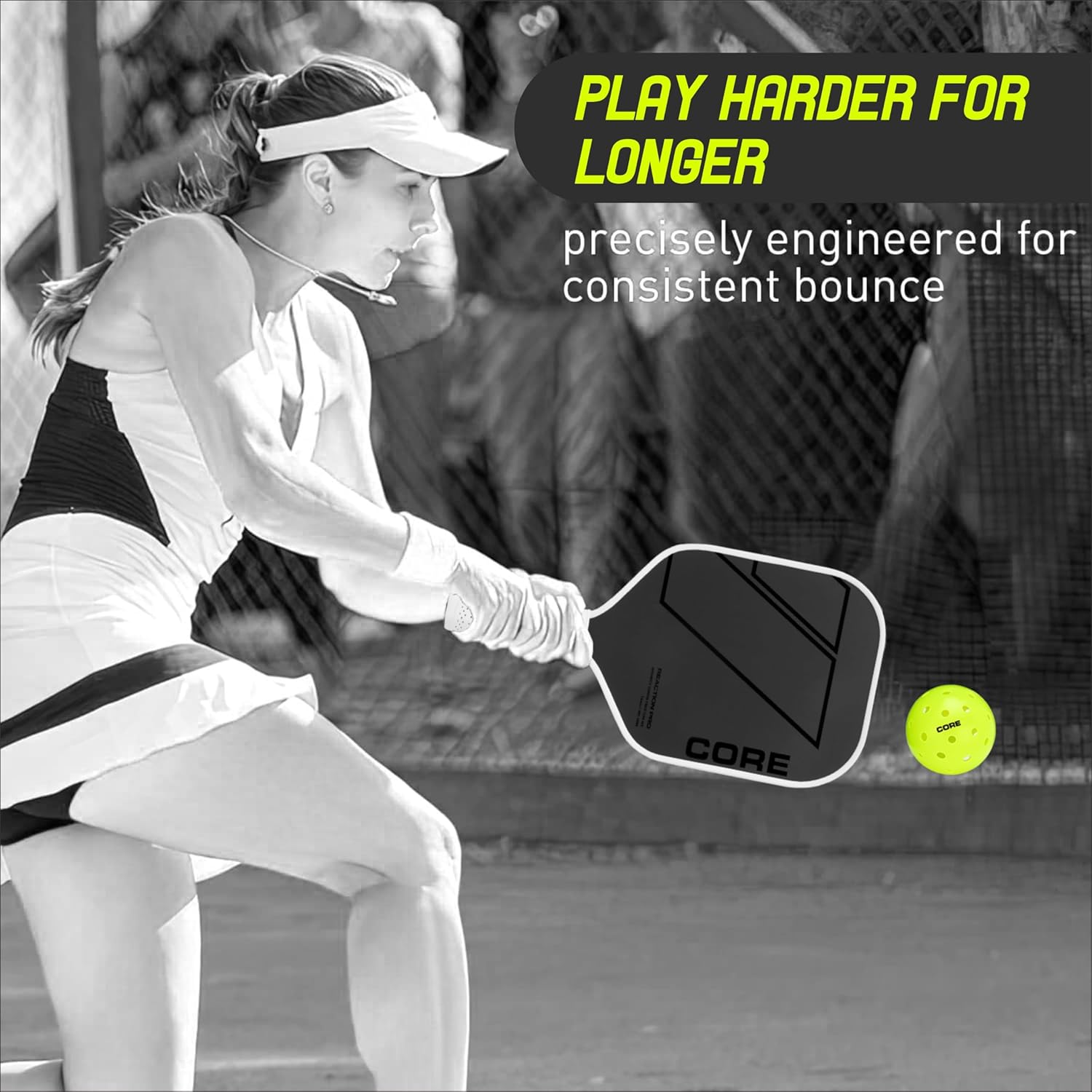 CORE Pickleball: PRO-40 | Outdoor Pickleball Balls - Durable, Regulation Size - USAPA Tournament Approved & Official Brand-Pickleball World Cup
