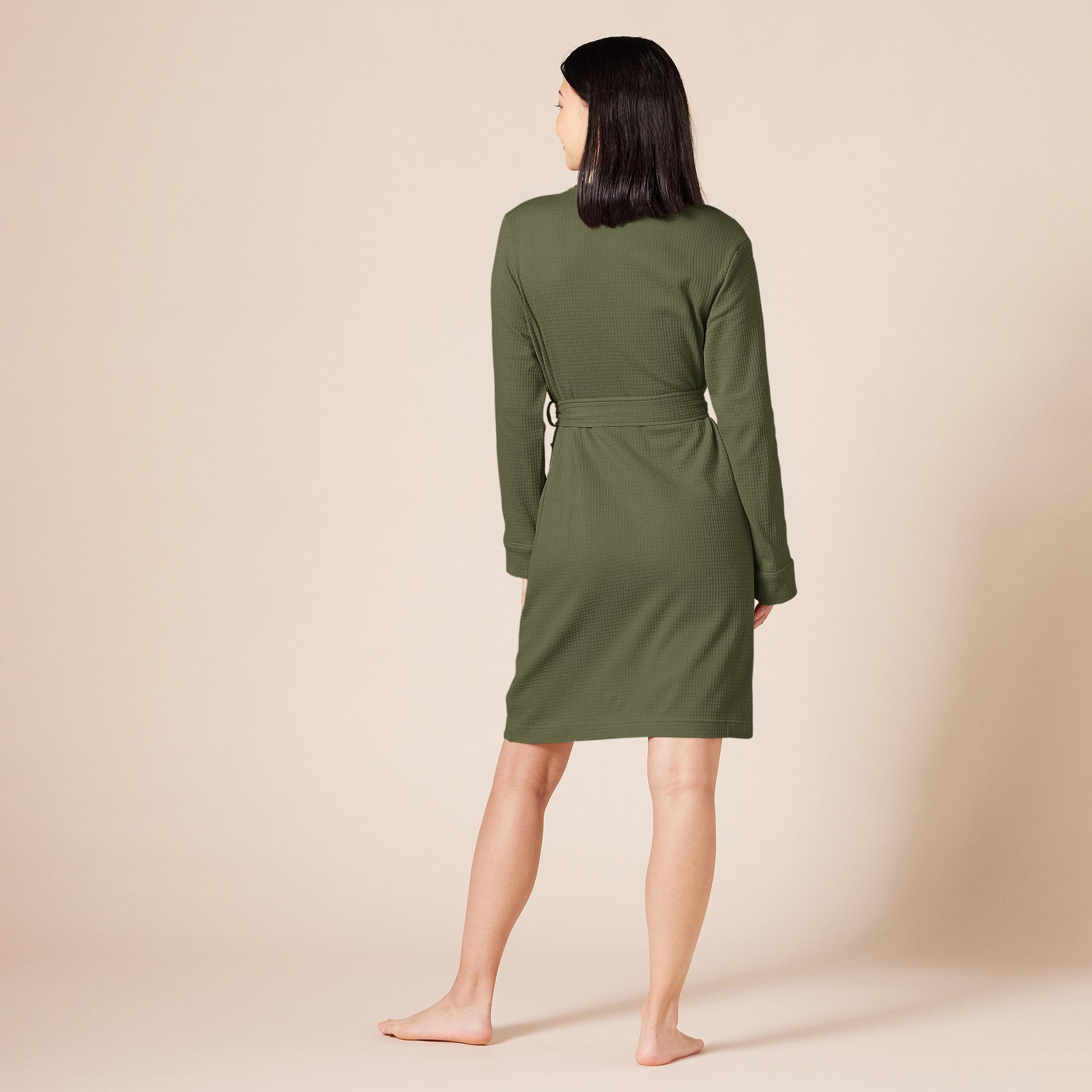 Amazon Essentials Accappatoio Leggero A Nido d'Ape (Taglie Forti Disponibili) Donna