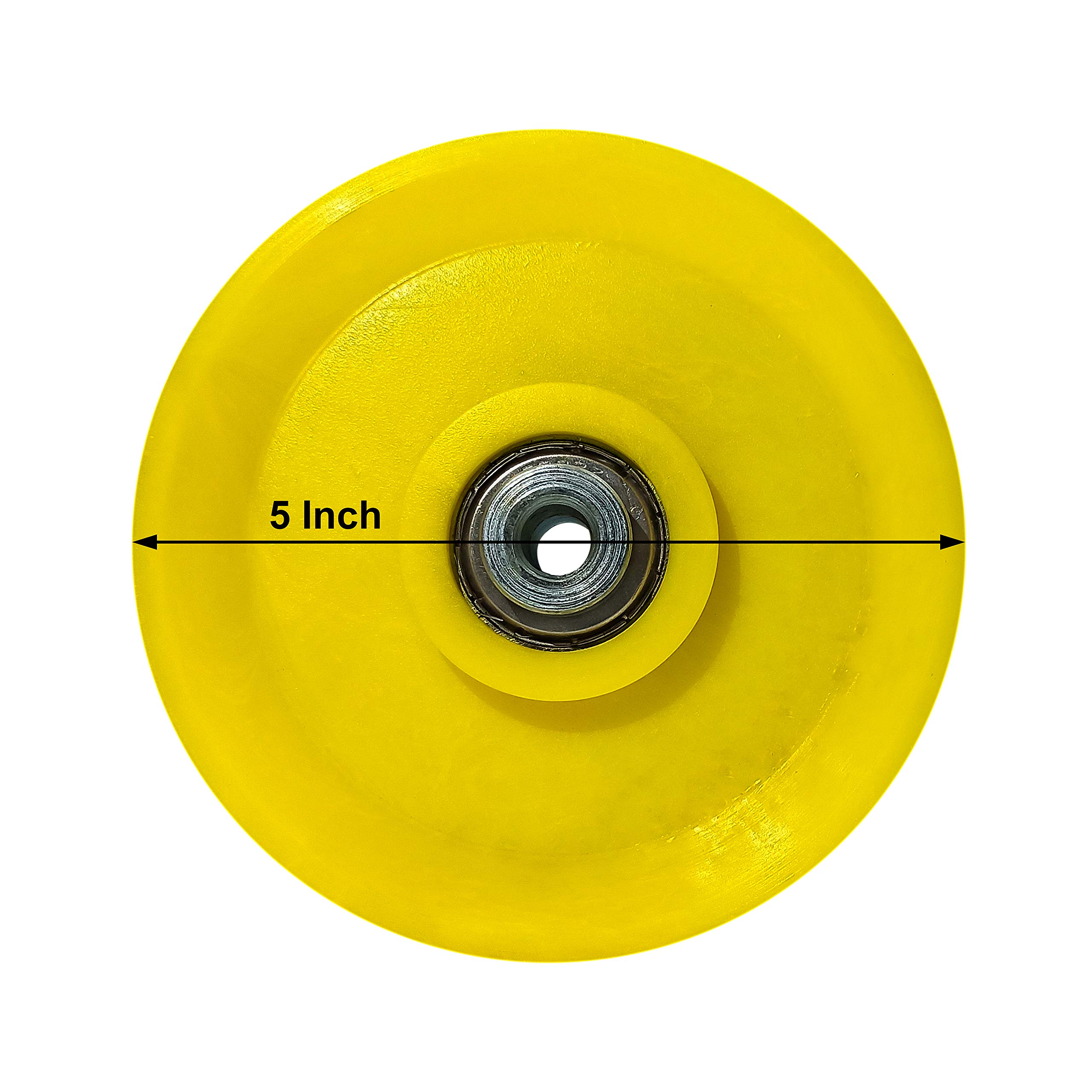 Ulitmate Gym Exercise Machine Attachments Gym Pulley 5-inch with Inbuilt Bush and Bearing (Yellow) 3 Pieces (B084Q43R1Z) Amazon Price History, Amazon Price Tracker