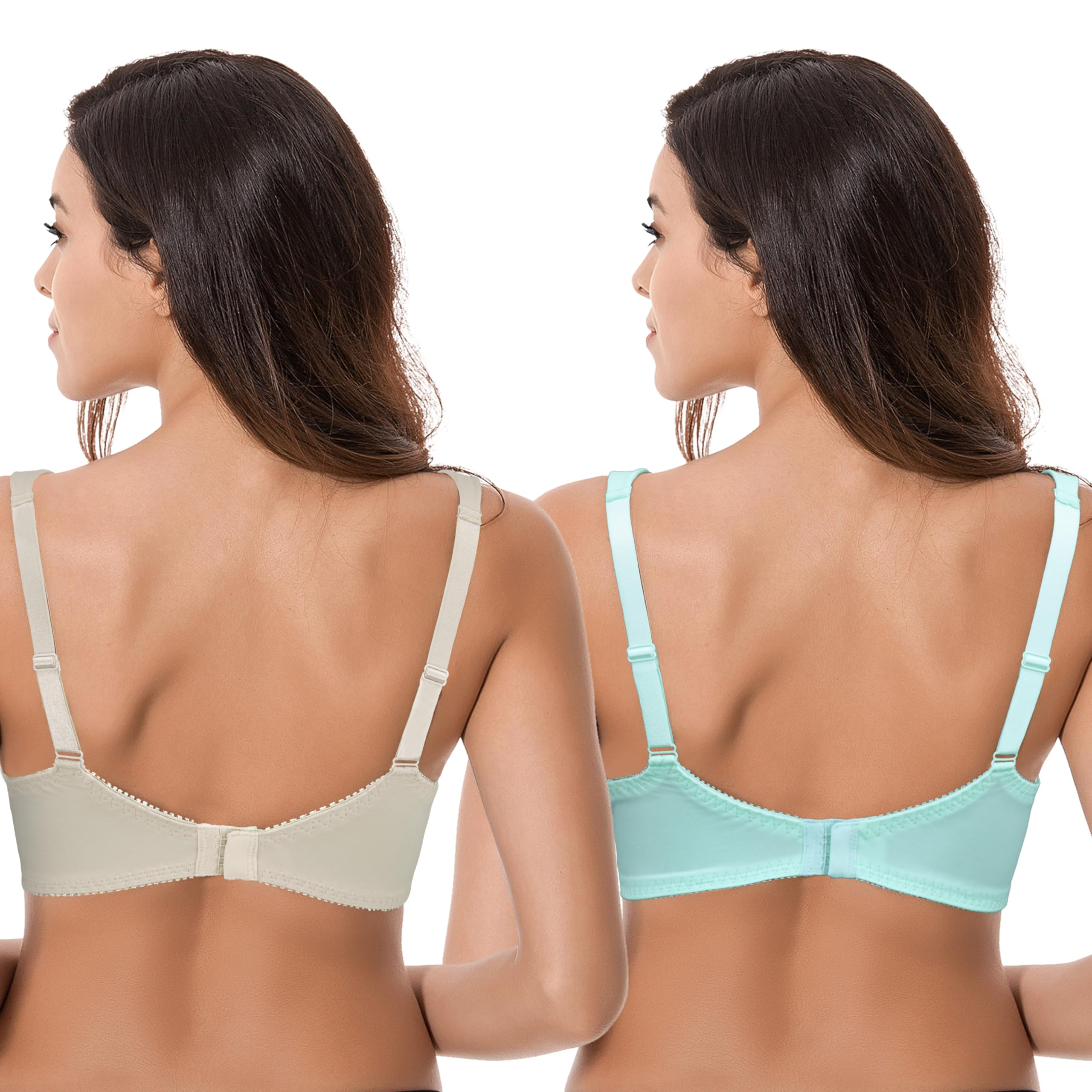 Curve Muse Übergröße Minimizer Bügel Ungefütterte BHS mit Stickspitze - 3er Pack