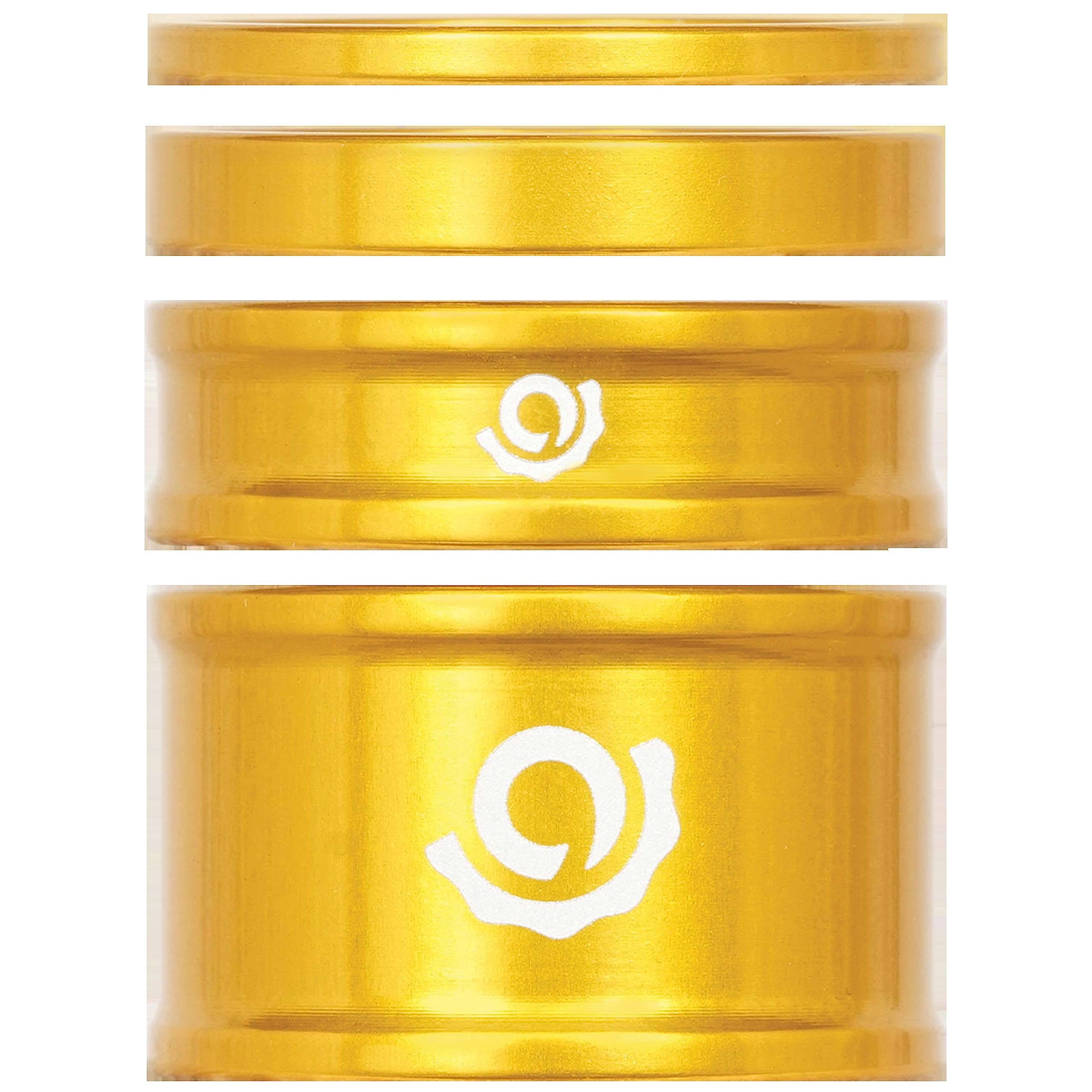 Industry Nine Headset Spacer Combo Kit (2.5mm, 5mm, 10mm, 20mm Gold)