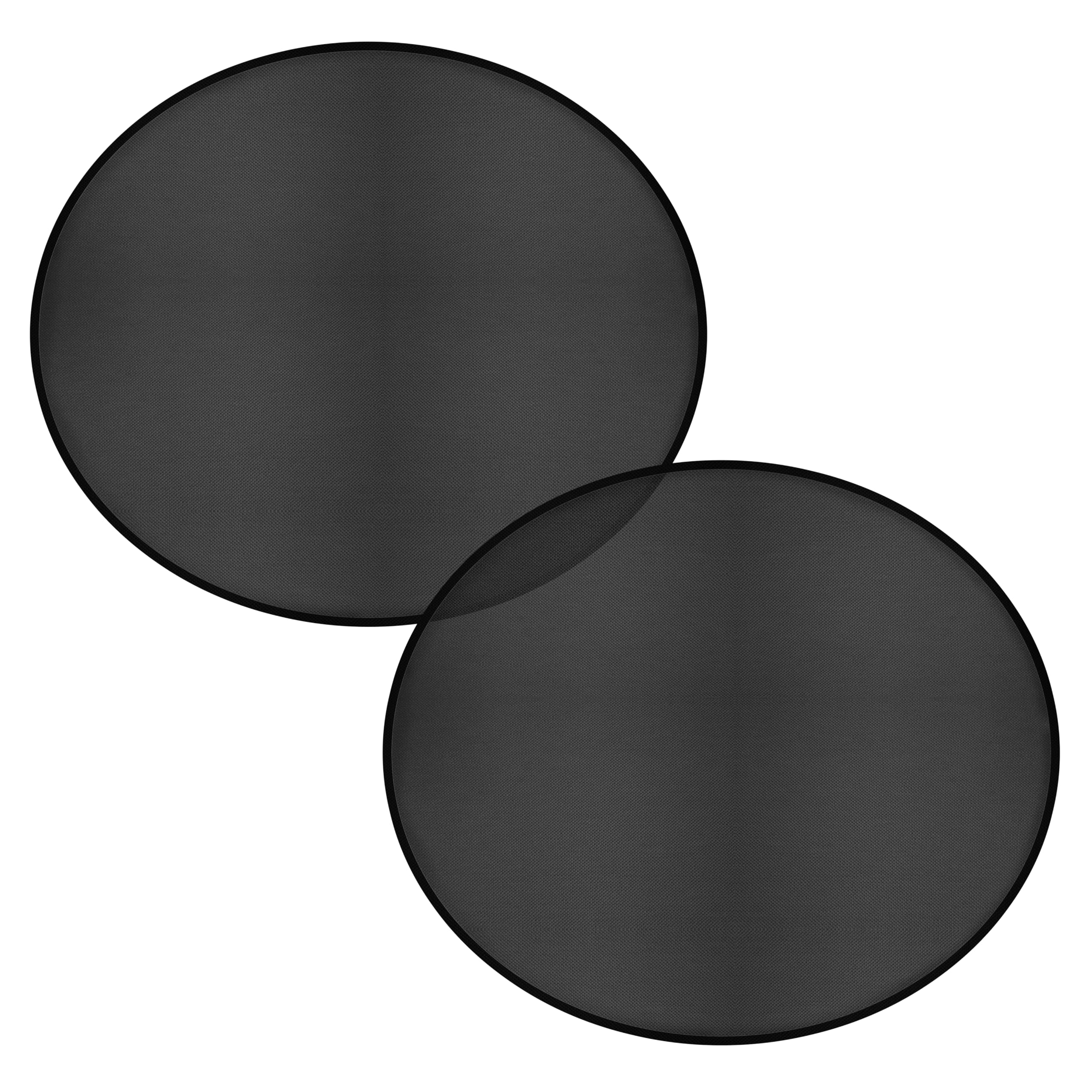 EcoNour Semi-Transparent Static Cling Window Shade for Car Sun Visor | 2Pack Mesh - Circle Glare Patch | Glare Protection for Windshield & Driving Safety | Sun Glare Protection Accessories