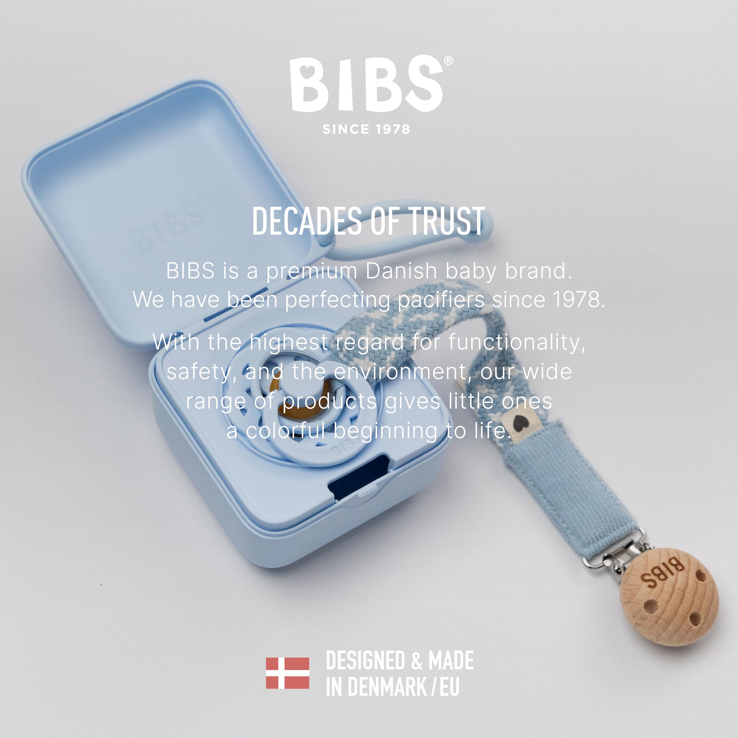 BIBS Set cena con piatto e ciotola per bimbi, prodotto in Danimarca, 100% materiale approvato per uso alimentare, lavabile in lavastoviglie. Prodotto in Danimarca. Blush/Woodchuck