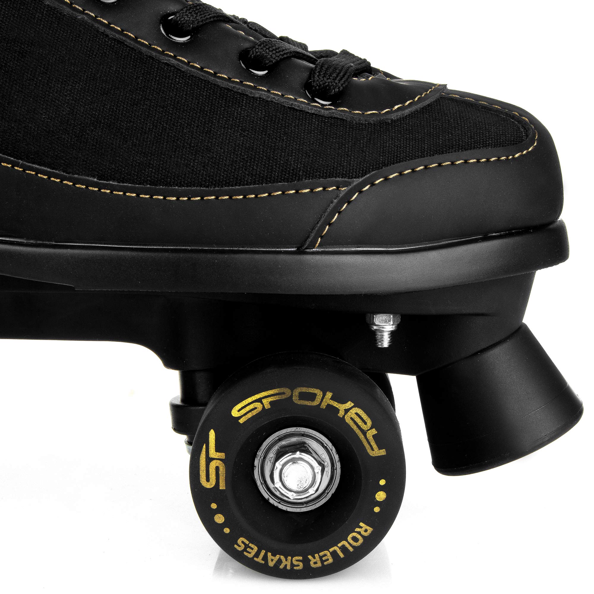 SPOKEY RAVINA Patins à roulettes pour adolescents et adultes jusqu'à un poids maximum de 100 kg | Roulement à billes carbone ABEC-7, rouleau PU 54 x 32 mm, botte souple (toile et éco-cuir) avec lacets