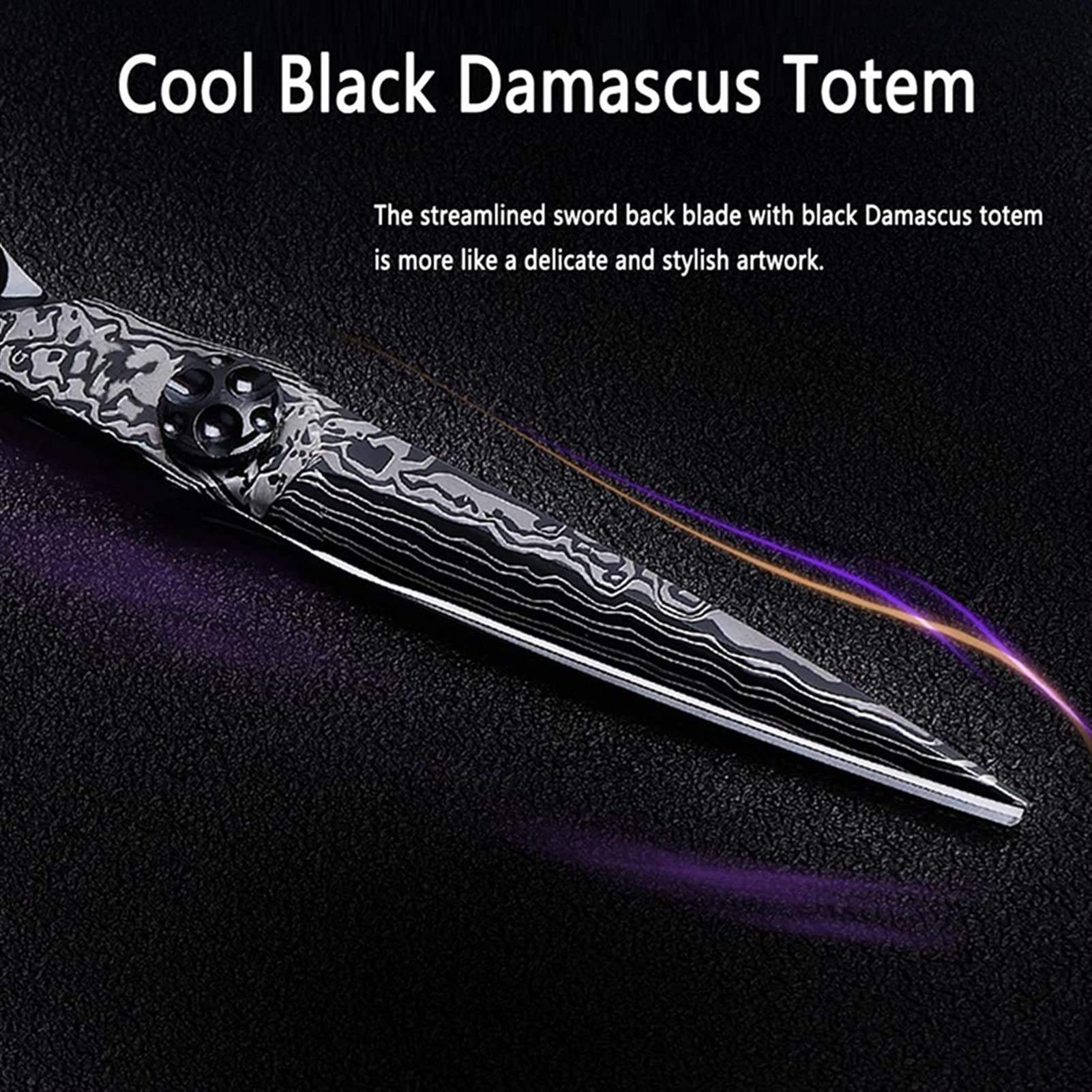Tijeras Peluqueria/Tijeras Pelo Peluquería de 6 Pulgadas Peluquería Peluquería Kit Kit de Acero Corte de Pelo Tijeras de adelgazaje Texturizando Tijeras Sets Set Black Tijeras para Cortar Cabello